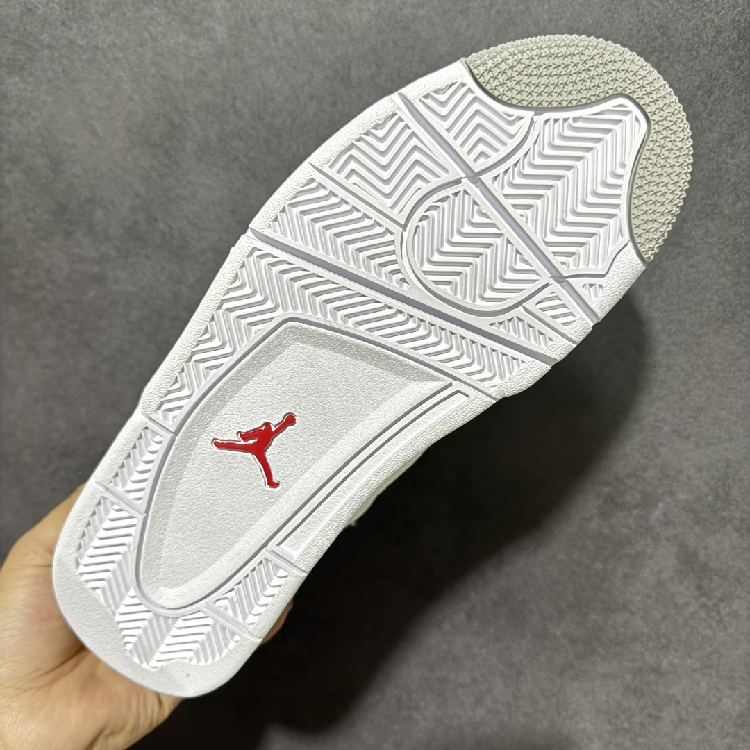 图片[9]-【公司级】Air Jordan AJ4 Retro 原楦原纸板同源开发 完美呈现乔4的版型 内侧正确双色网格 还原细节 正确气垫颜色 正确网格工艺 正确拉帮工艺 全鞋原装材料制作 原档案原模具打造 货号：CT8527-100 尺码：36-46-选品中心
