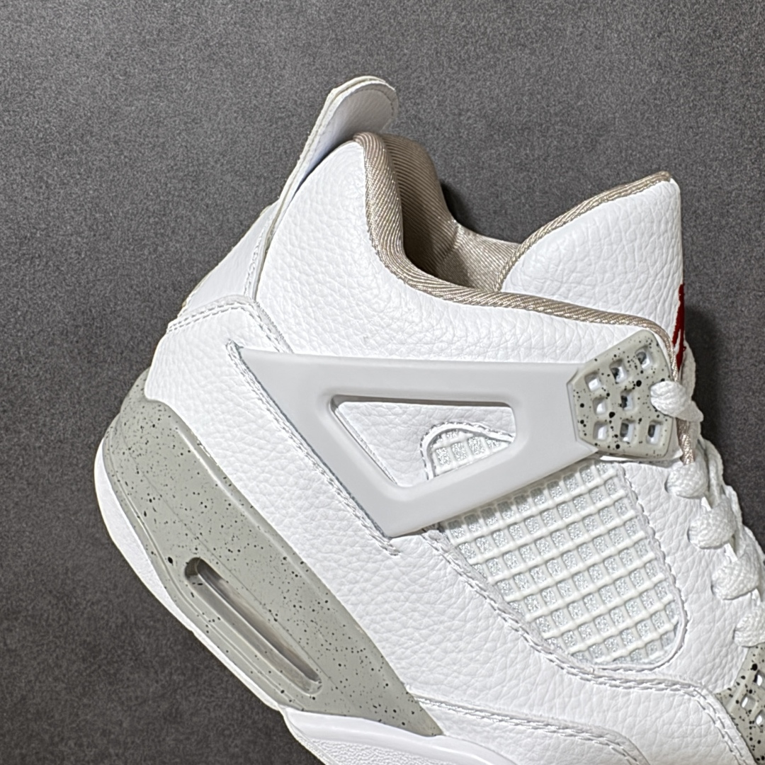 图片[8]-【公司级】Air Jordan AJ4 Retro 原楦原纸板同源开发 完美呈现乔4的版型 内侧正确双色网格 还原细节 正确气垫颜色 正确网格工艺 正确拉帮工艺 全鞋原装材料制作 原档案原模具打造 货号：CT8527-100 尺码：36-46-选品中心