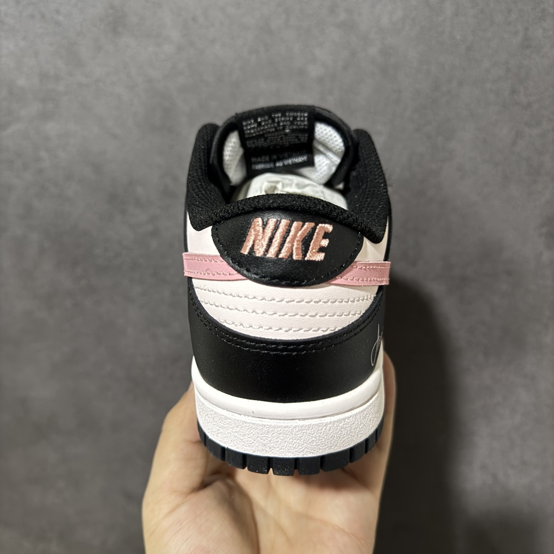 图片[4]-【定制版】Nike SB Dunk Low 黑粉 周年高端定制 低帮休闲板鞋 BP1228-173  #大厂纯原品质出货 超高清洁度 皮料切割干净无任何毛边 细节完美   尺码：35.5 36 36.5 37.5 38 38.5 39 40-选品中心