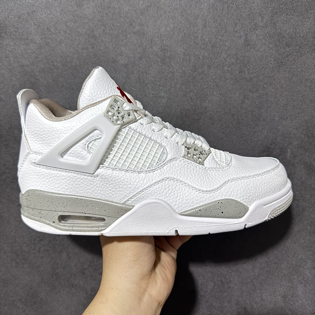 【公司级】Air Jordan AJ4 Retro 原楦原纸板同源开发 完美呈现乔4的版型 内侧正确双色网格 还原细节 正确气垫颜色 正确网格工艺 正确拉帮工艺 全鞋原装材料制作 原档案原模具打造 货号：CT8527-100 尺码：36-46-选品中心