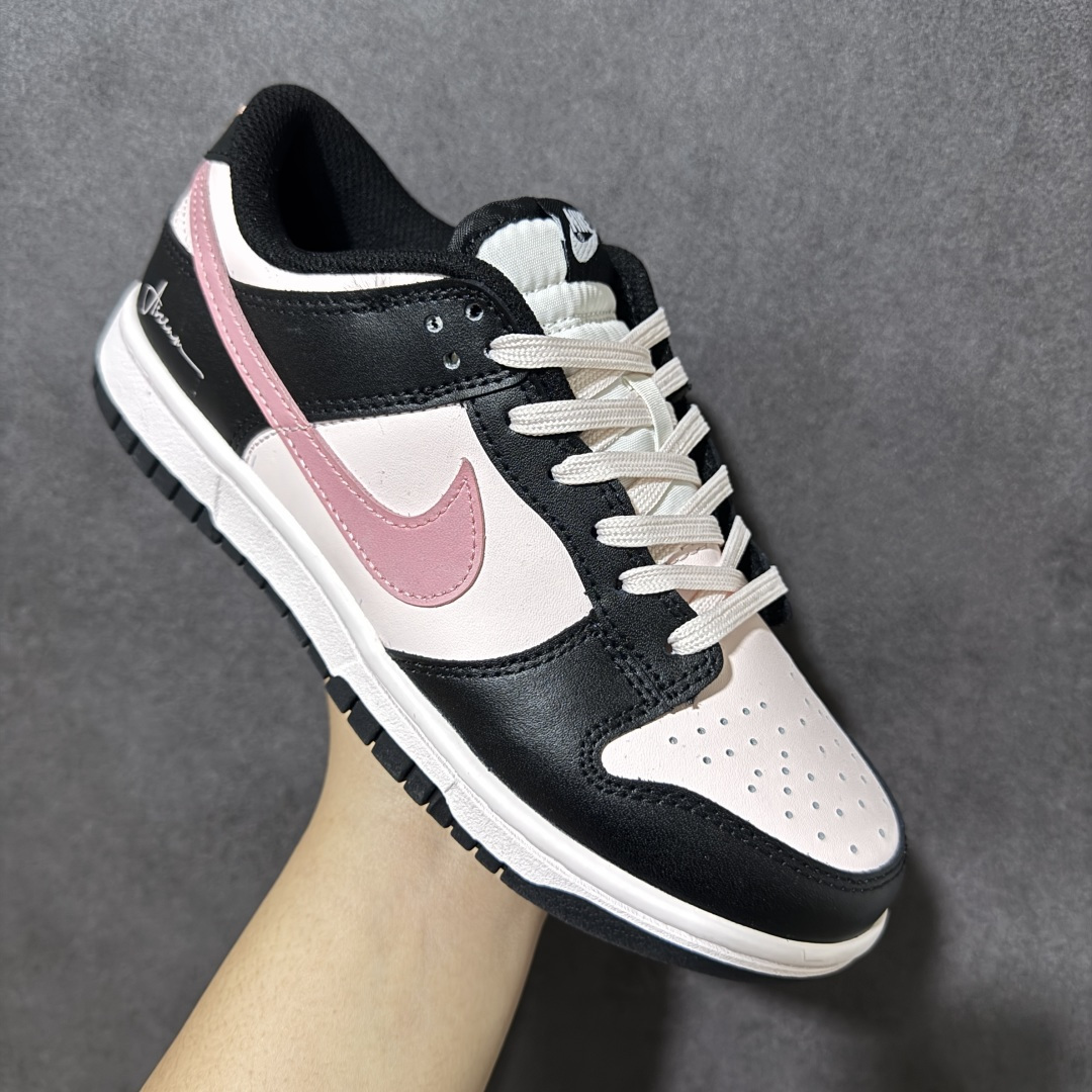 图片[3]-【定制版】Nike SB Dunk Low 黑粉 周年高端定制 低帮休闲板鞋 BP1228-173  #大厂纯原品质出货 超高清洁度 皮料切割干净无任何毛边 细节完美   尺码：35.5 36 36.5 37.5 38 38.5 39 40-选品中心