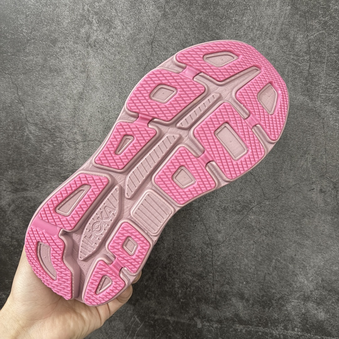 图片[9]-【纯原版】HOKA ONE ONE Bondi 9 机能缓震跑鞋  #鞋面部分采用工程网眼面料，可以确保必要的透气性能。使用了全新的莱卡橡筋，这大大提升了鞋面的硬度，由此增加鞋面的支撑性能。后掌33mm、前掌29mm的超厚Soft EVA中底，比传统的EVA材料还要柔软30%  货号：1162011/WKB 尺码：36 36.5 37 38 38.5 39 40-选品中心