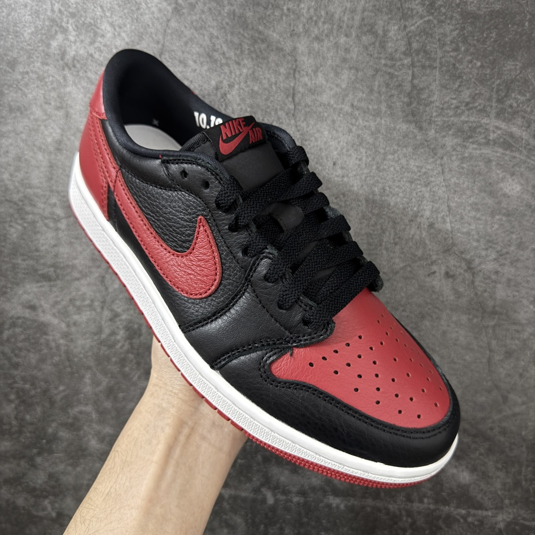 图片[3]-【PK纯原版】Nike AIR JORDAN I RETRO LOW OG AJ1乔1低帮休闲板鞋 后跟XX 同步官方配色 升级原楦原档案数据开发纸版楦型 采用原厂纳帕头层皮革鞋面材质 全新底模完美品相清洁度及喷漆效果 货号：IW6276 001 尺码：40-47.5-选品中心