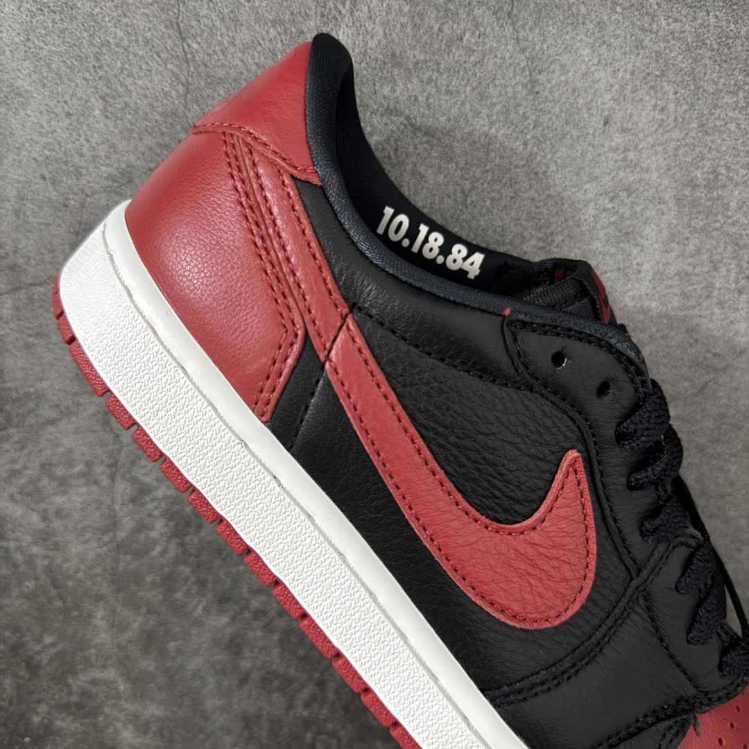 图片[7]-【PK纯原版】Nike AIR JORDAN I RETRO LOW OG AJ1乔1低帮休闲板鞋 后跟XX 同步官方配色 升级原楦原档案数据开发纸版楦型 采用原厂纳帕头层皮革鞋面材质 全新底模完美品相清洁度及喷漆效果 货号：IW6276 001 尺码：40-47.5-选品中心