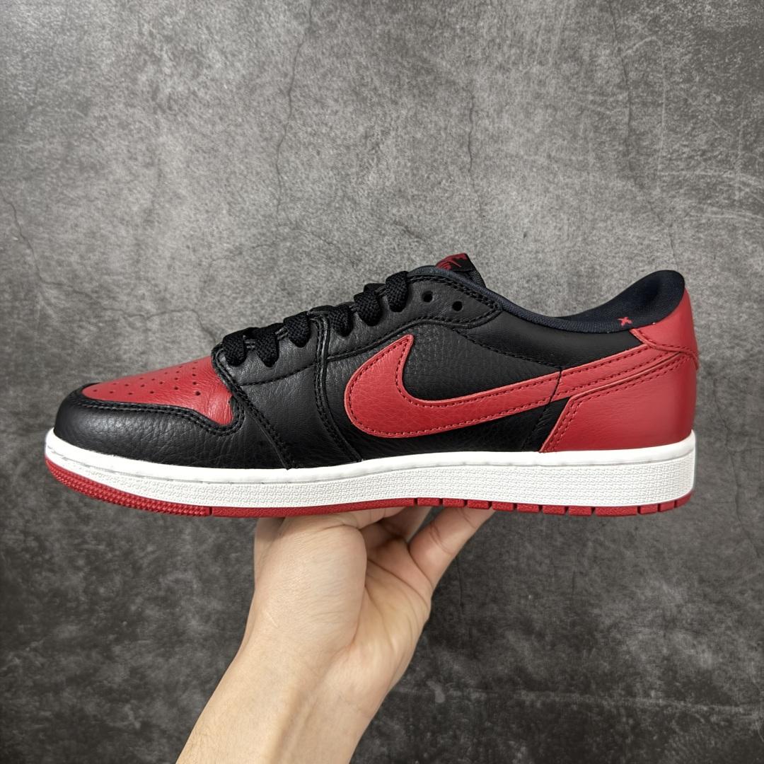 图片[2]-【PK纯原版】Nike AIR JORDAN I RETRO LOW OG AJ1乔1低帮休闲板鞋 后跟XX 同步官方配色 升级原楦原档案数据开发纸版楦型 采用原厂纳帕头层皮革鞋面材质 全新底模完美品相清洁度及喷漆效果 货号：IW6276 001 尺码：40-47.5-选品中心