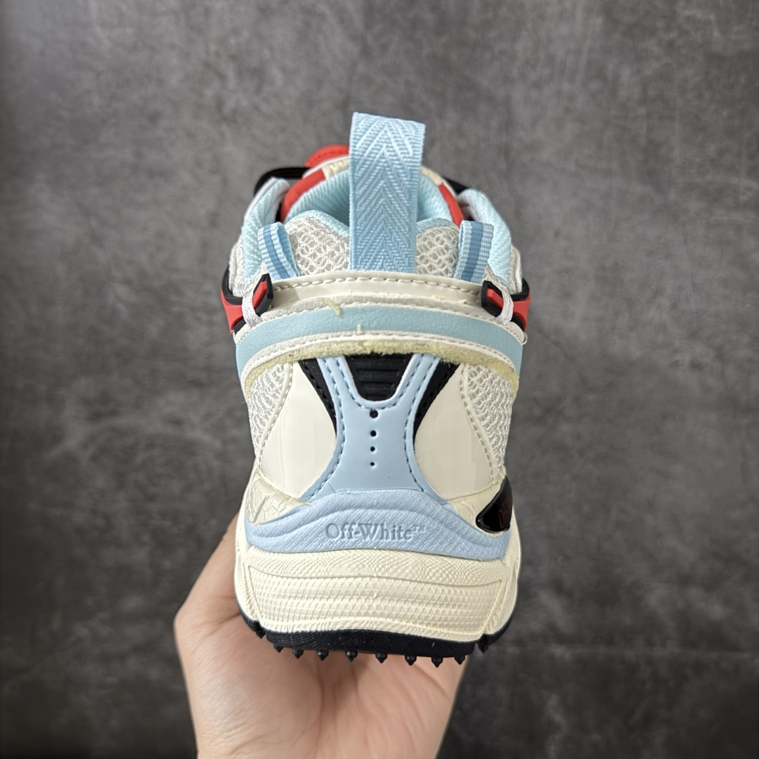 图片[4]-【纯原OK版本】Off-White OW最新款跑鞋 复古休闲鞋 百分百原盒正确版 原楦原纸板数据开发 4层分离大底#鞋面采用3d立体打印和多种材料拼接而成#防滑耐磨透气性轻便跑鞋 作为曾经爆火 并且定位奢潮领域的标志性品牌 Off-White 仍需要不断更新符合当下潮流时尚的复古运动鞋款，以期收获基本盘消费者的关注 此次更新的 Off-White 新款运动鞋将经典复古老爹鞋细节设计更加夸张化 并将标志性箭头设计置于显著位置 除此之外 整个系列的色彩搭配也可谓纷繁多样 总有一款适合你 尺码：36 37 38 39 40 41 42 43 44 45 46 47-选品中心