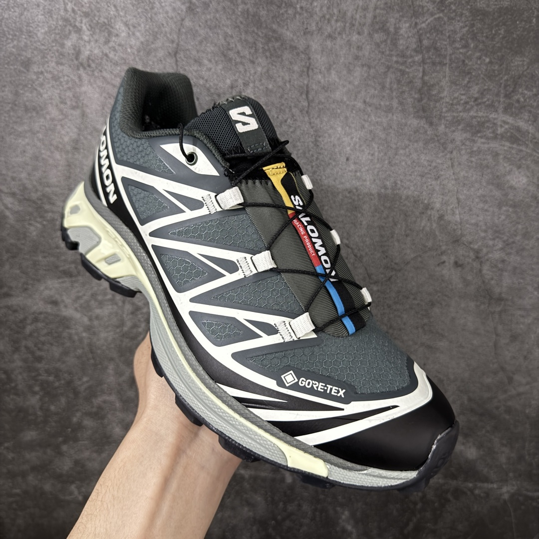 图片[3]-【外贸S版】 Salomon XT-6 GTX 防水款新配色 萨洛蒙复古潮流户外机能登山跑鞋 475813 此版实测试不防水 纯原外贸平台特供订单 最大做到46码 真尺码带半码 全套原纸板楦头开发 原汁原味完美版型 原档数据独家私模五层组合大底 原装Ortholite轻量化鞋垫 原厂TPU锁扣 进口港宝加持 后跟自然饱满 还原公司包裹性 尺码：36 36.5 37.5 38 38.5 39 40 40.5 41 42 42.5 43 44 44.5 45 46-选品中心