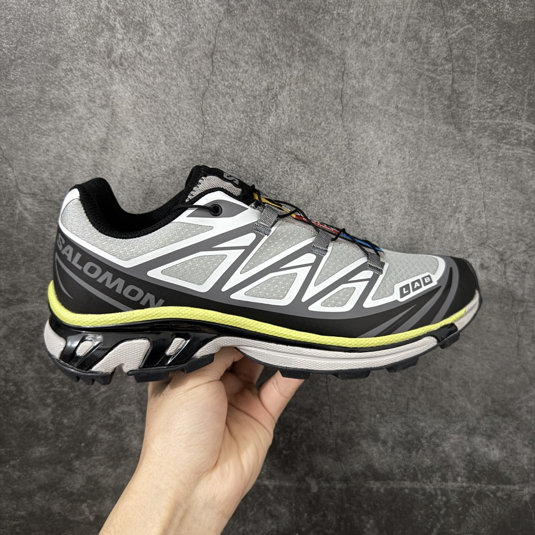 【外贸S版】 Salomon XT-6 GTX 防水款新配色 萨洛蒙复古潮流户外机能登山跑鞋 477390 此版实测试不防水 纯原外贸平台特供订单 最大做到46码 真尺码带半码 全套原纸板楦头开发 原汁原味完美版型 原档数据独家私模五层组合大底 原装Ortholite轻量化鞋垫 原厂TPU锁扣 进口港宝加持 后跟自然饱满 还原公司包裹性 尺码：36 36.5 37.5 38 38.5 39 40 40.5 41 42 42.5 43 44 44.5 45 46-选品中心
