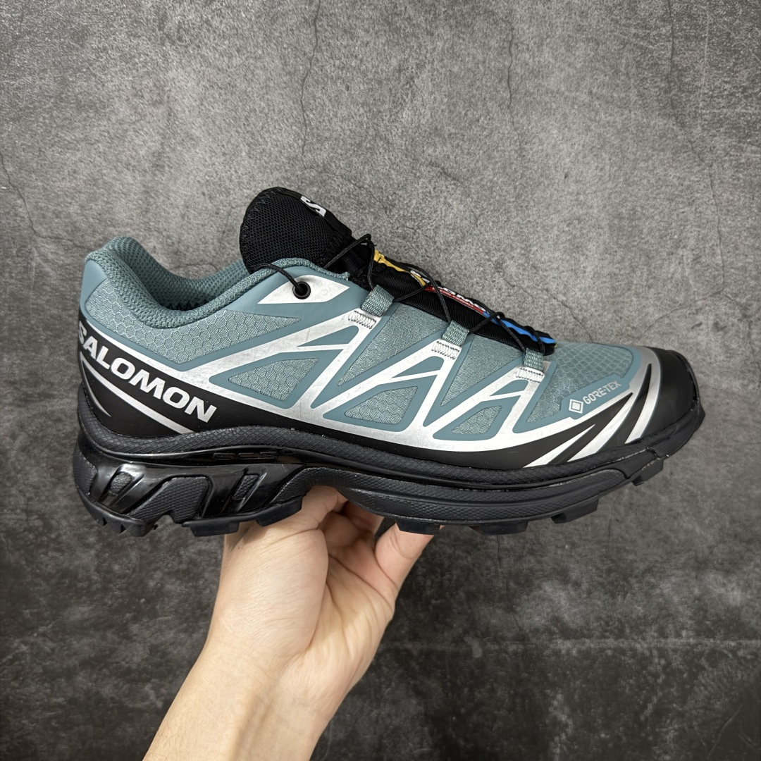 【外贸S版】 Salomon XT-6 GTX 防水款新配色 萨洛蒙复古潮流户外机能登山跑鞋 478615 此版实测试不防水 纯原外贸平台特供订单 最大做到46码 真尺码带半码 全套原纸板楦头开发 原汁原味完美版型 原档数据独家私模五层组合大底 原装Ortholite轻量化鞋垫 原厂TPU锁扣 进口港宝加持 后跟自然饱满 还原公司包裹性 尺码：36 36.5 37.5 38 38.5 39 40 40.5 41 42 42.5 43 44 44.5 45 46-选品中心