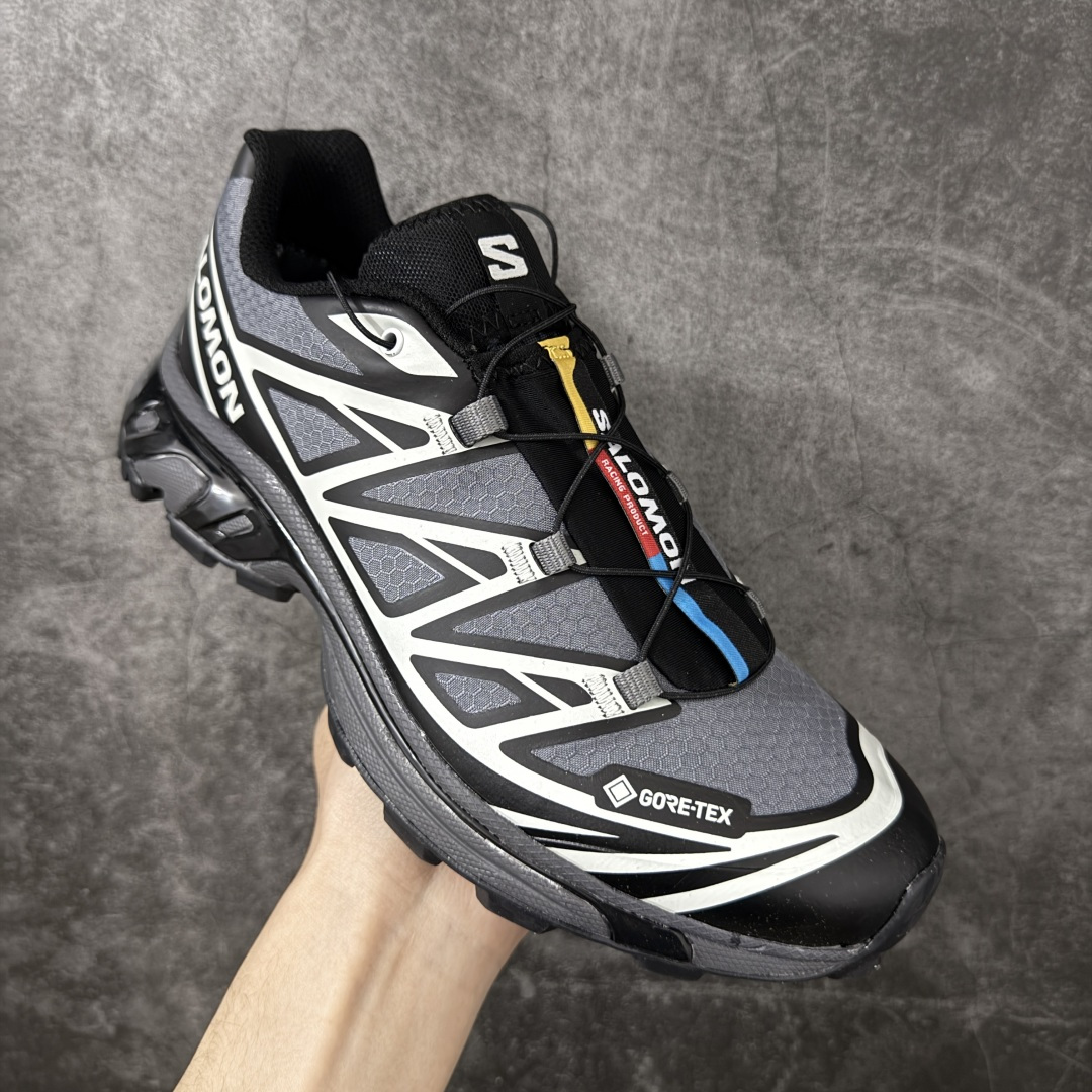 图片[3]-【外贸S版】 Salomon XT-6 GTX 防水款新配色 萨洛蒙复古潮流户外机能登山跑鞋 416635 此版实测试不防水 纯原外贸平台特供订单 最大做到46码 真尺码带半码 全套原纸板楦头开发 原汁原味完美版型 原档数据独家私模五层组合大底 原装Ortholite轻量化鞋垫 原厂TPU锁扣 进口港宝加持 后跟自然饱满 还原公司包裹性 尺码：36 36.5 37.5 38 38.5 39 40 40.5 41 42 42.5 43 44 44.5 45 46-选品中心