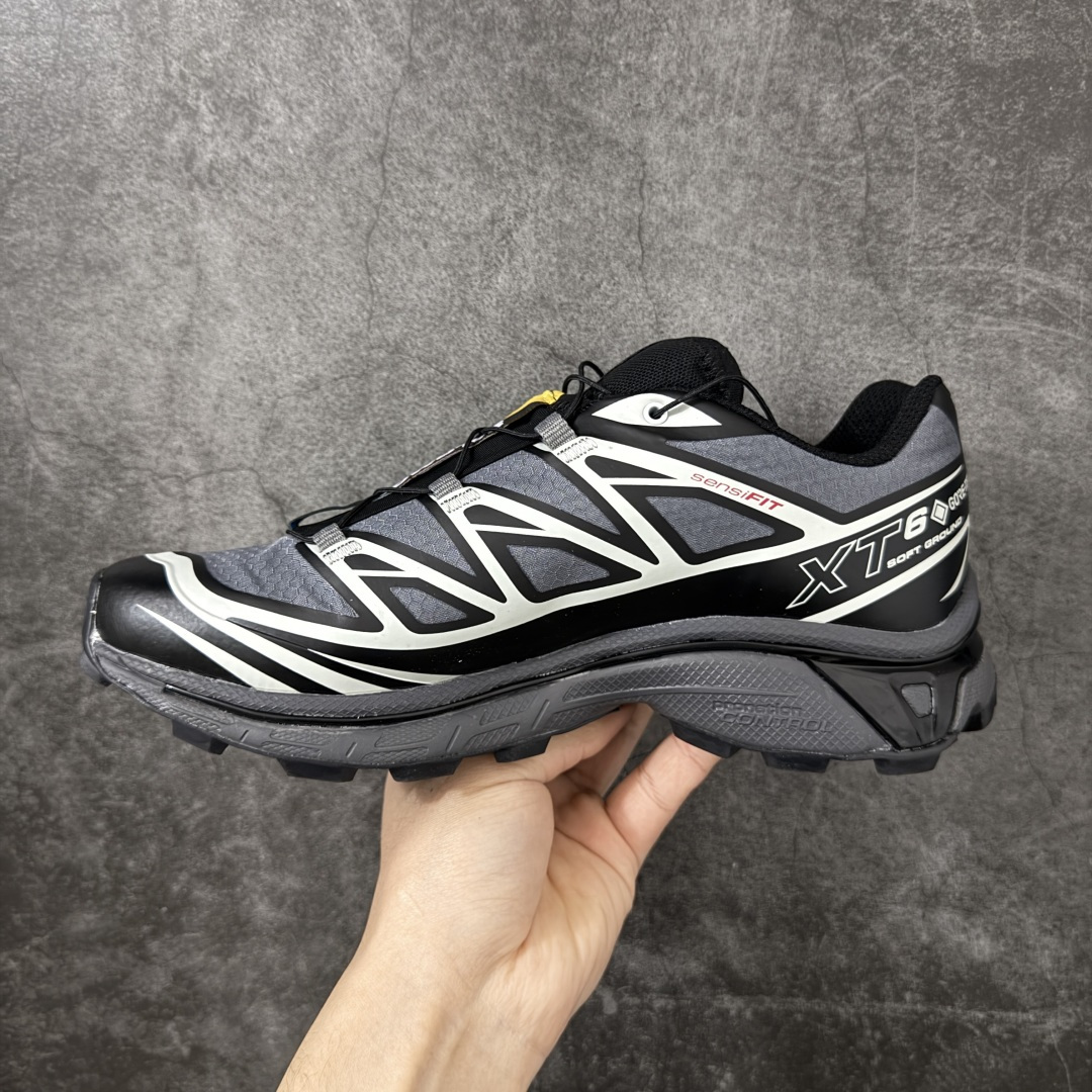 图片[2]-【外贸S版】 Salomon XT-6 GTX 防水款新配色 萨洛蒙复古潮流户外机能登山跑鞋 416635 此版实测试不防水 纯原外贸平台特供订单 最大做到46码 真尺码带半码 全套原纸板楦头开发 原汁原味完美版型 原档数据独家私模五层组合大底 原装Ortholite轻量化鞋垫 原厂TPU锁扣 进口港宝加持 后跟自然饱满 还原公司包裹性 尺码：36 36.5 37.5 38 38.5 39 40 40.5 41 42 42.5 43 44 44.5 45 46-选品中心