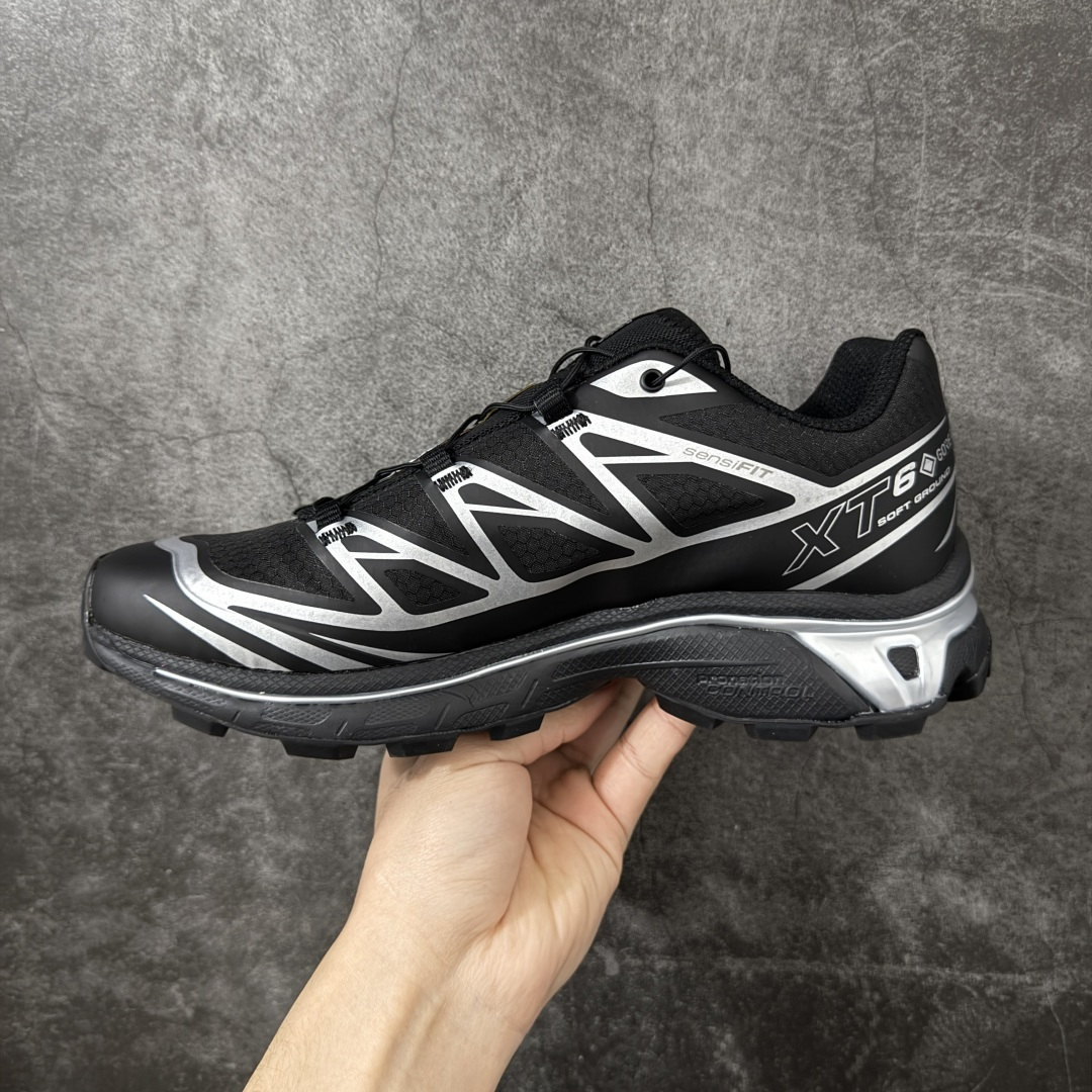 图片[2]-【外贸S版】 Salomon XT-6 GTX 防水款新配色 萨洛蒙复古潮流户外机能登山跑鞋 474506 此版实测试不防水 纯原外贸平台特供订单 最大做到46码 真尺码带半码 全套原纸板楦头开发 原汁原味完美版型 原档数据独家私模五层组合大底 原装Ortholite轻量化鞋垫 原厂TPU锁扣 进口港宝加持 后跟自然饱满 还原公司包裹性 尺码：36 36.5 37.5 38 38.5 39 40 40.5 41 42 42.5 43 44 44.5 45 46-选品中心