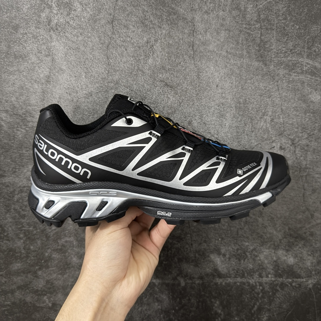 【外贸S版】 Salomon XT-6 GTX 防水款新配色 萨洛蒙复古潮流户外机能登山跑鞋 474506 此版实测试不防水 纯原外贸平台特供订单 最大做到46码 真尺码带半码 全套原纸板楦头开发 原汁原味完美版型 原档数据独家私模五层组合大底 原装Ortholite轻量化鞋垫 原厂TPU锁扣 进口港宝加持 后跟自然饱满 还原公司包裹性 尺码：36 36.5 37.5 38 38.5 39 40 40.5 41 42 42.5 43 44 44.5 45 46-选品中心