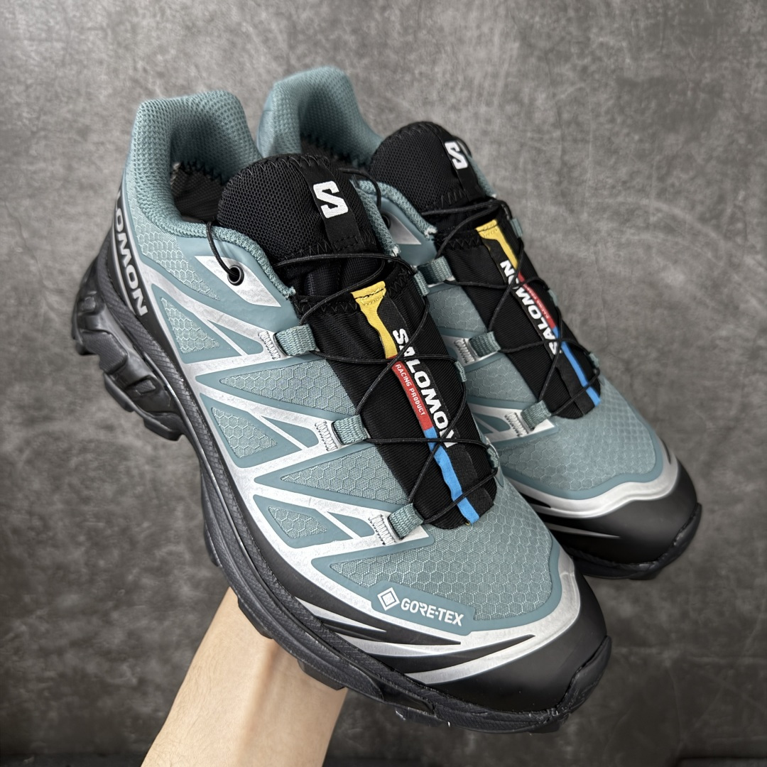 图片[4]-【外贸S版】 Salomon XT-6 GTX 防水款新配色 萨洛蒙复古潮流户外机能登山跑鞋 474506 此版实测试不防水 纯原外贸平台特供订单 最大做到46码 真尺码带半码 全套原纸板楦头开发 原汁原味完美版型 原档数据独家私模五层组合大底 原装Ortholite轻量化鞋垫 原厂TPU锁扣 进口港宝加持 后跟自然饱满 还原公司包裹性 尺码：36 36.5 37.5 38 38.5 39 40 40.5 41 42 42.5 43 44 44.5 45 46-选品中心