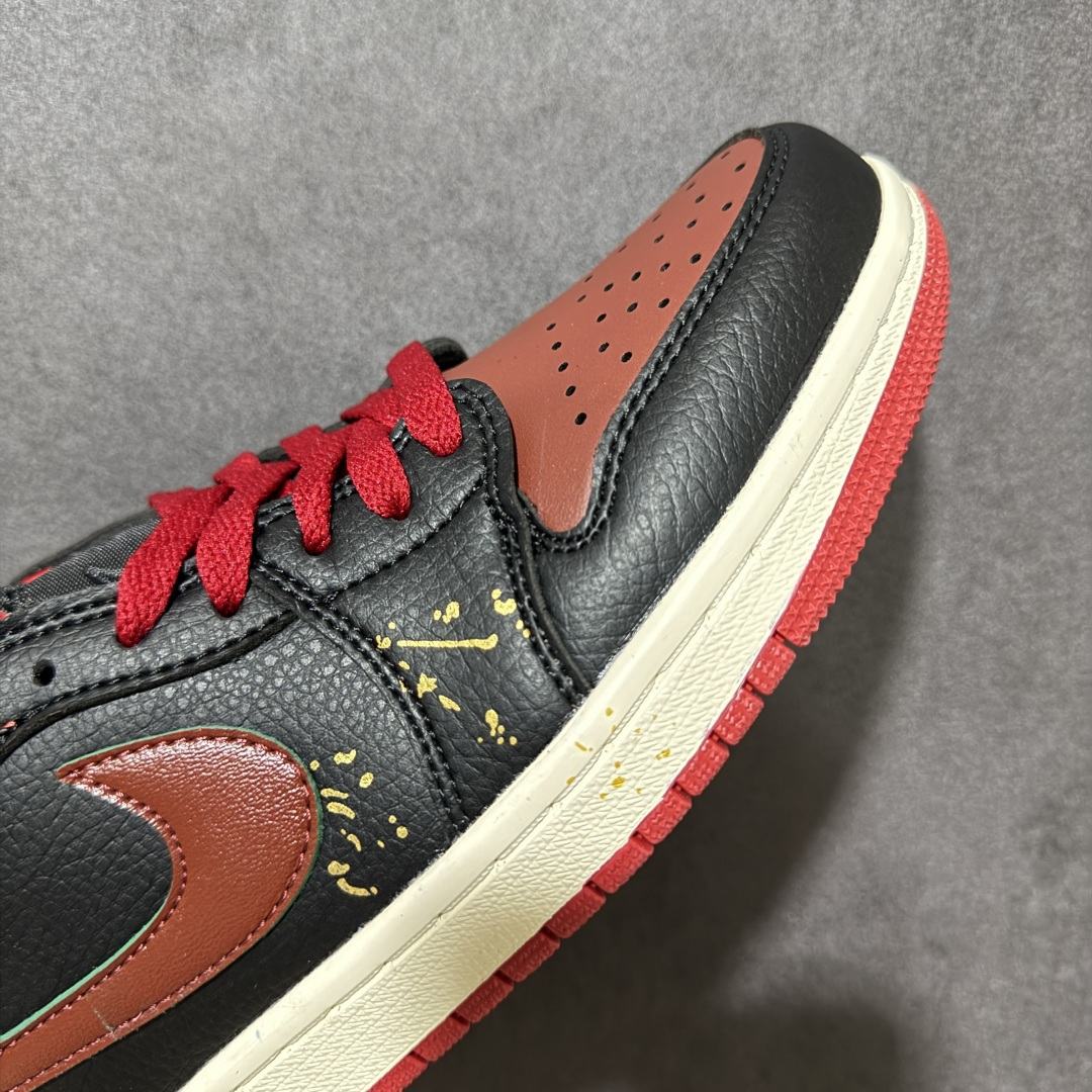 图片[6]-特价【GQ福利】【马年限定 DIY系列7色 】 Air Jordan 1 Low AJ1 乔1马年限定 步步生金 高端定制 低帮复古篮球鞋 #大厂纯原品质出货 超高清洁度 皮料切割干净无任何毛边 细节完美 尺码：36 36.5 37.5 38 38.5 39 40 40.5 41 42 42.5 43 44 44.5 45 货号：CZ0775-036-选品中心