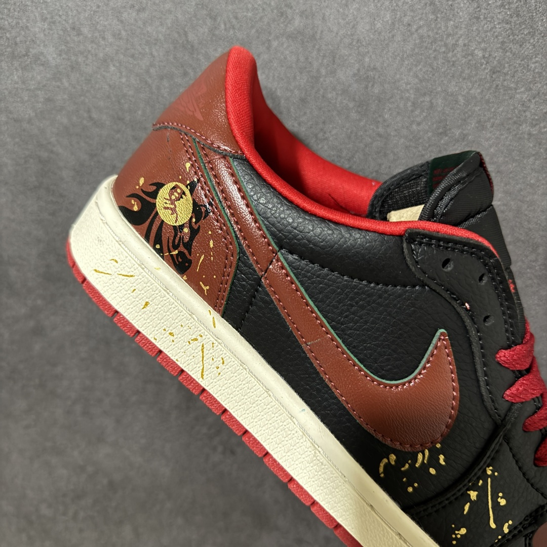 图片[8]-特价【GQ福利】【马年限定 DIY系列7色 】 Air Jordan 1 Low AJ1 乔1马年限定 步步生金 高端定制 低帮复古篮球鞋 #大厂纯原品质出货 超高清洁度 皮料切割干净无任何毛边 细节完美 尺码：36 36.5 37.5 38 38.5 39 40 40.5 41 42 42.5 43 44 44.5 45 货号：CZ0775-036-选品中心