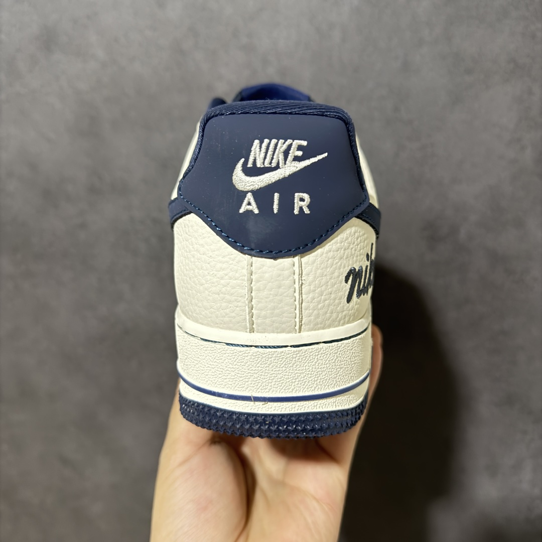 图片[4]-【定制版】Nike Air Force 1\’07 Low 米白藏蓝 空军一号低帮休闲板鞋  #原楦原纸板 纯正空军版型 内置全掌气垫  货号：FV3694-110 尺码：36 36.5 37.5 38 38.5 39 40 40.5 41 42 42.5 43 44 44.5 45-选品中心