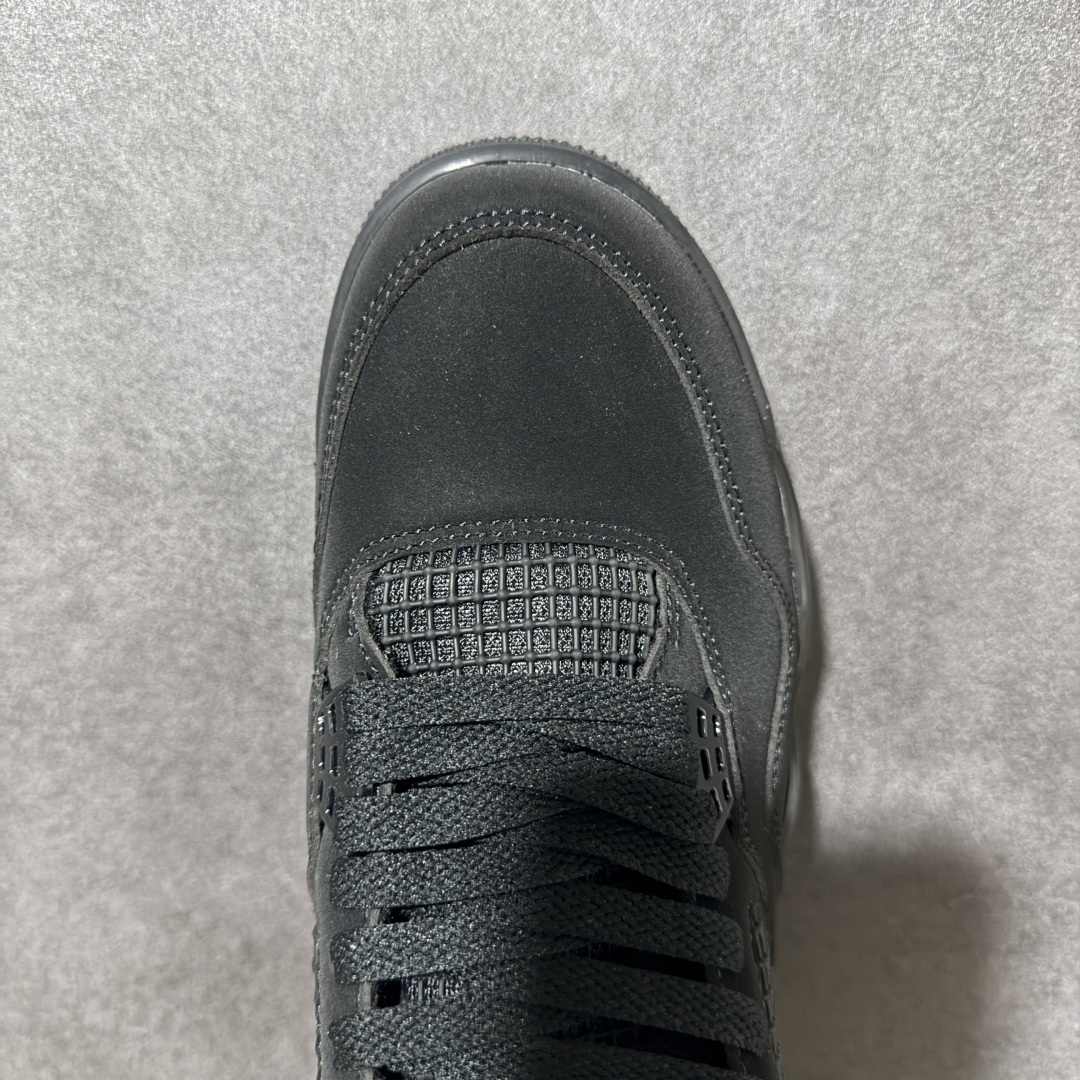 图片[5]-【公司级】Air Jordan AJ4 Retro 黑猫 CU1110-010 原厂头层皮料 全新升级改良 原鞋原楦原纸板同源开发 完美呈现乔4的版型 内侧正确双色网格 还原细节 正确气垫颜色 正确网格工艺 正确拉帮工艺 全鞋原装材料制作 原档案原模具打造 尺码：40 40.5 41 42 42.5 43 44 44.5 45 46 47.5-选品中心