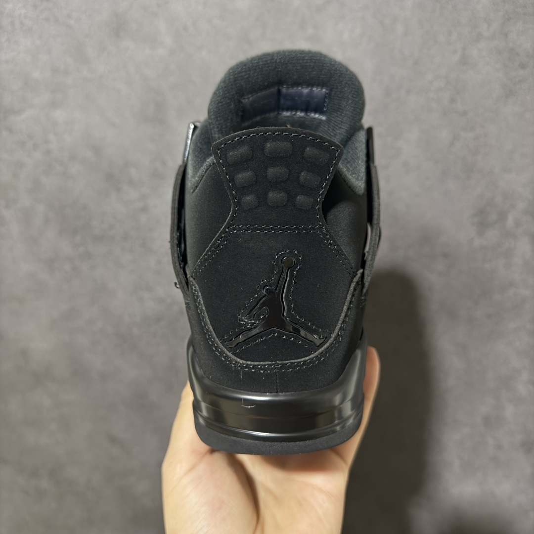 图片[4]-【公司级】Air Jordan AJ4 Retro 黑猫 CU1110-010 原厂头层皮料 全新升级改良 原鞋原楦原纸板同源开发 完美呈现乔4的版型 内侧正确双色网格 还原细节 正确气垫颜色 正确网格工艺 正确拉帮工艺 全鞋原装材料制作 原档案原模具打造 尺码：40 40.5 41 42 42.5 43 44 44.5 45 46 47.5-选品中心