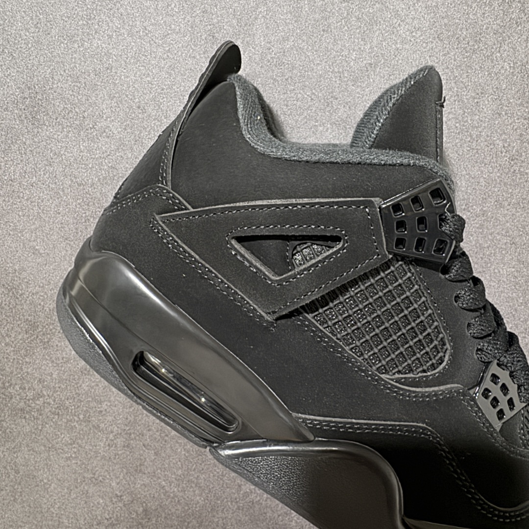 图片[8]-【公司级】Air Jordan AJ4 Retro 黑猫 CU1110-010 原厂头层皮料 全新升级改良 原鞋原楦原纸板同源开发 完美呈现乔4的版型 内侧正确双色网格 还原细节 正确气垫颜色 正确网格工艺 正确拉帮工艺 全鞋原装材料制作 原档案原模具打造 尺码：40 40.5 41 42 42.5 43 44 44.5 45 46 47.5-选品中心