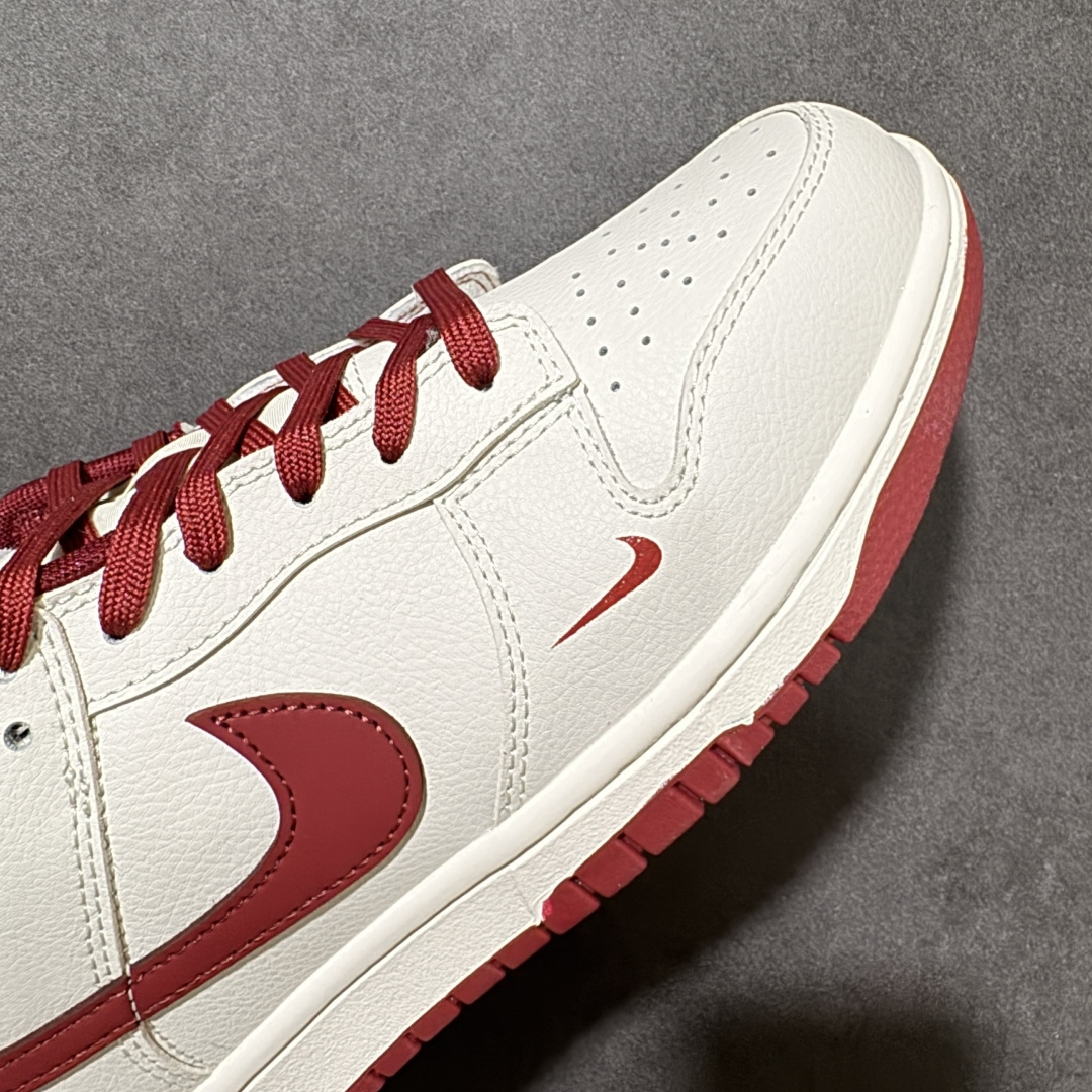 图片[8]-【定制版】Nike SB Dunk Low 白红勾 低帮休闲板鞋 #定制鞋盒 超高清洁度 皮料切割干净无任何毛边 细节完美 货号：WR0620-117 尺码：36-46-选品中心