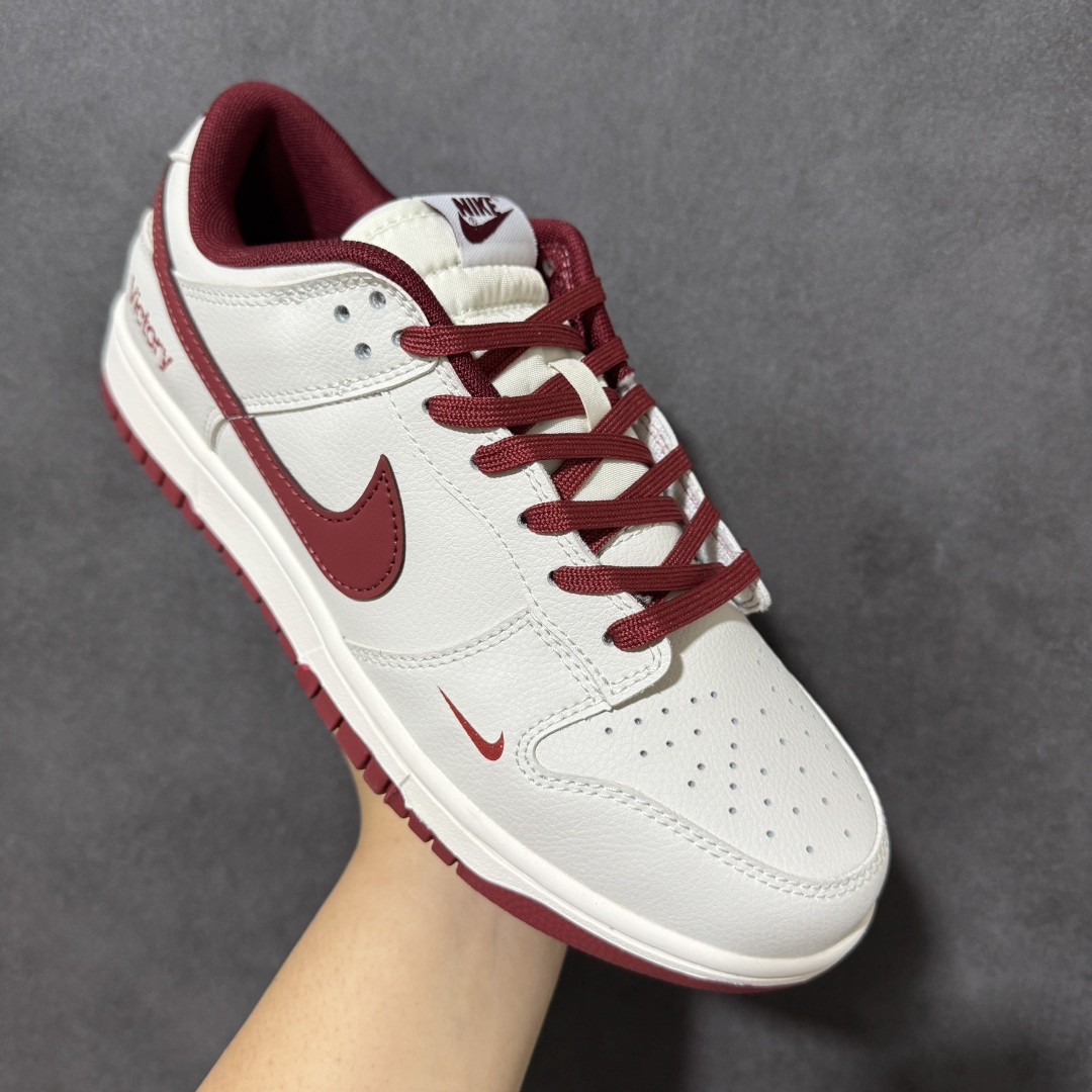 图片[3]-【定制版】Nike SB Dunk Low 白红勾 低帮休闲板鞋 #定制鞋盒 超高清洁度 皮料切割干净无任何毛边 细节完美 货号：WR0620-117 尺码：36-46-选品中心