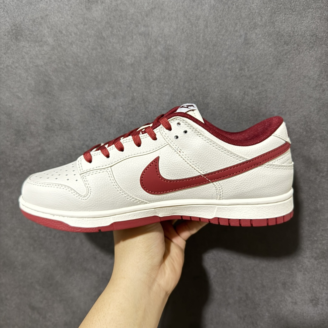 图片[2]-【定制版】Nike SB Dunk Low 白红勾 低帮休闲板鞋 #定制鞋盒 超高清洁度 皮料切割干净无任何毛边 细节完美 货号：WR0620-117 尺码：36-46-选品中心