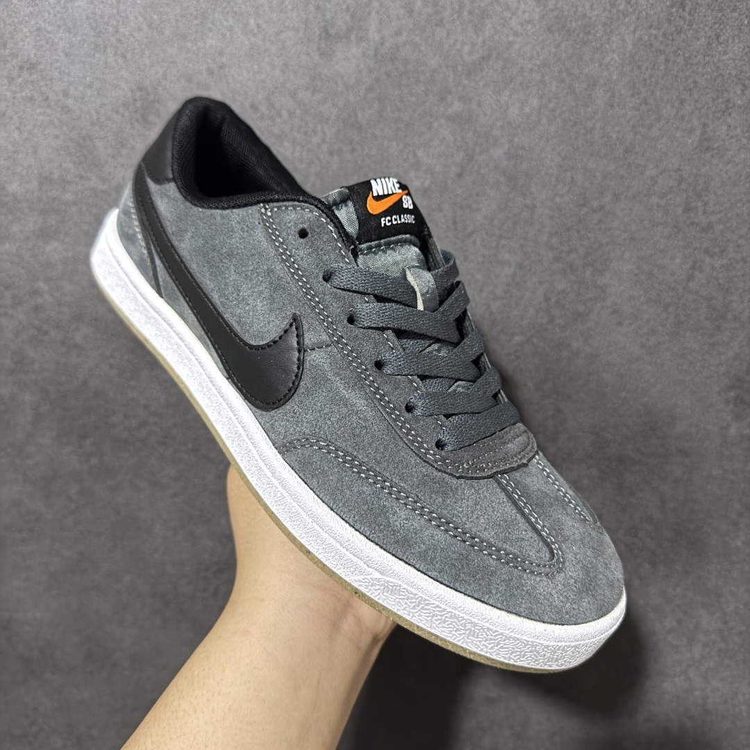 图片[3]-【公司级】Nike SB FC Classic 舒适百搭 薄底 防滑耐磨 低帮 板鞋 平台冲正订单 内外细节按原鞋标准定做 材料扎实 到手质感好 做工精细 走线整齐 货号：909096-003 尺码：36-45-选品中心