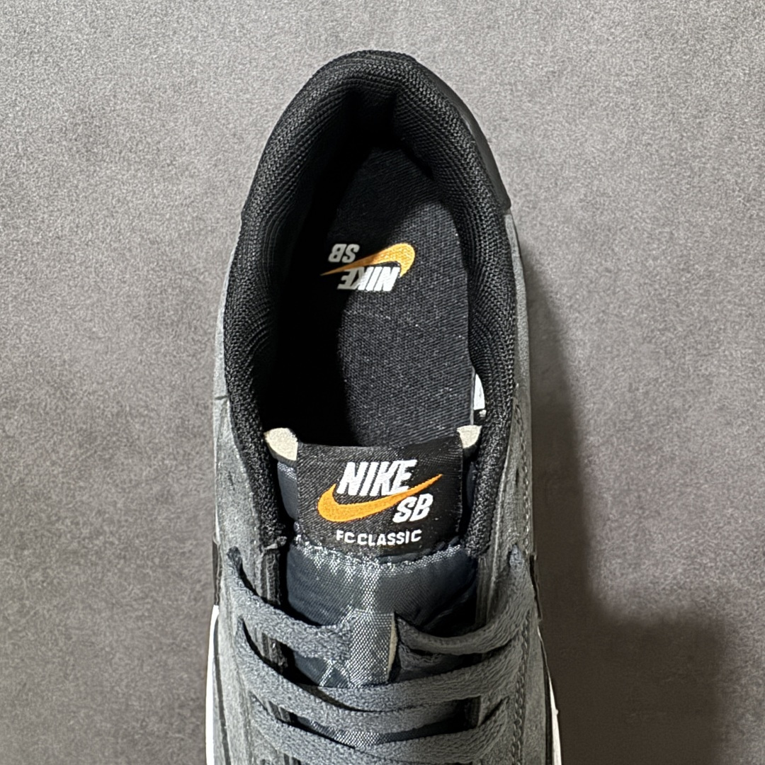 图片[6]-【公司级】Nike SB FC Classic 舒适百搭 薄底 防滑耐磨 低帮 板鞋 平台冲正订单 内外细节按原鞋标准定做 材料扎实 到手质感好 做工精细 走线整齐 货号：909096-003 尺码：36-45-选品中心