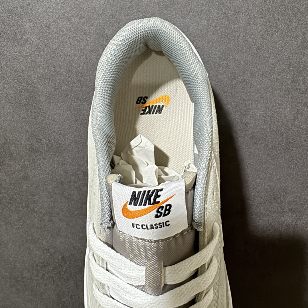 图片[6]-【公司级】Nike SB FC Classic 舒适百搭 薄底 防滑耐磨 低帮 板鞋 平台冲正订单 内外细节按原鞋标准定做 材料扎实 到手质感好 做工精细 走线整齐 货号：909096-111 尺码：36-45-选品中心