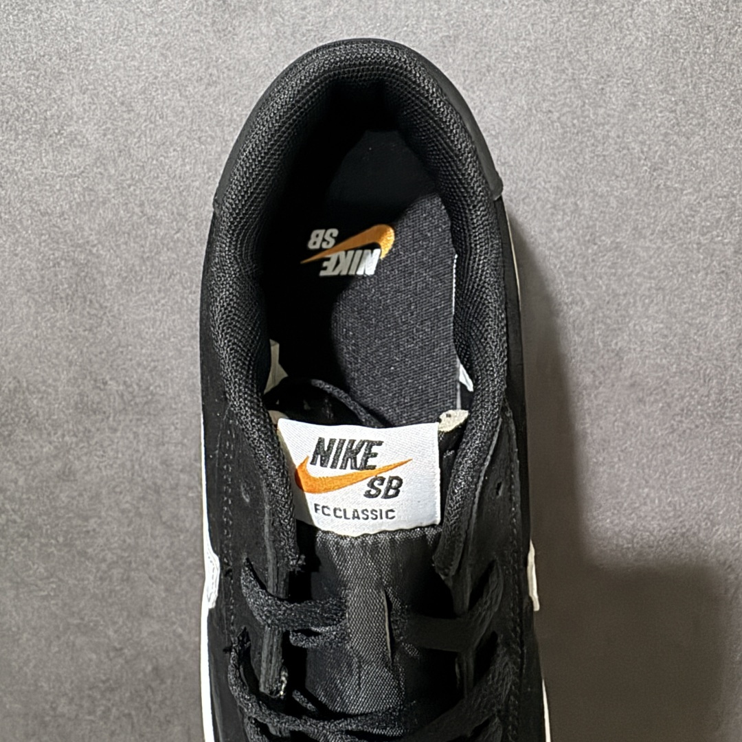 图片[6]-【公司级】Nike SB FC Classic 舒适百搭 薄底 防滑耐磨 低帮 板鞋 平台冲正订单 内外细节按原鞋标准定做 材料扎实 到手质感好 做工精细 走线整齐 货号：CJ9961-001 尺码：36-45-选品中心