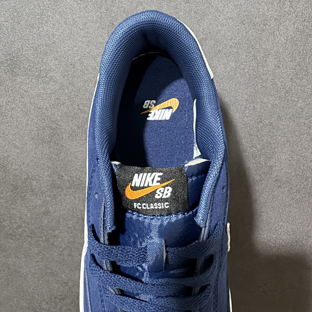 图片[6]-【公司级】Nike SB FC Classic 舒适百搭 薄底 防滑耐磨 低帮 板鞋 平台冲正订单 内外细节按原鞋标准定做 材料扎实 到手质感好 做工精细 走线整齐 货号：909096-400 尺码：36-45-选品中心