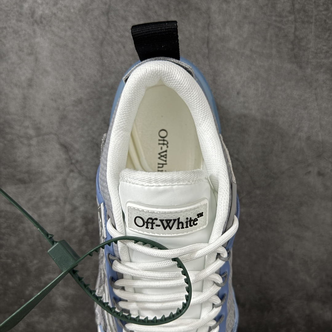 图片[8]-【OK纯原版本】OFF-WHITE OW运动鞋 春夏走秀款球鞋 所有配件均通过定做出产正品裁片 原版比例大箭头定制网眼布双拼牛皮进口机器针车 数控针距精准做工不输大牌里层为高密度透气网眼布/垫脚羊皮私模重工抓地橡胶底 后跟坡度最贴切原版鞋型脱模 厚底约4CM 原盒包装配 TPU大底 尺码：35-46-选品中心