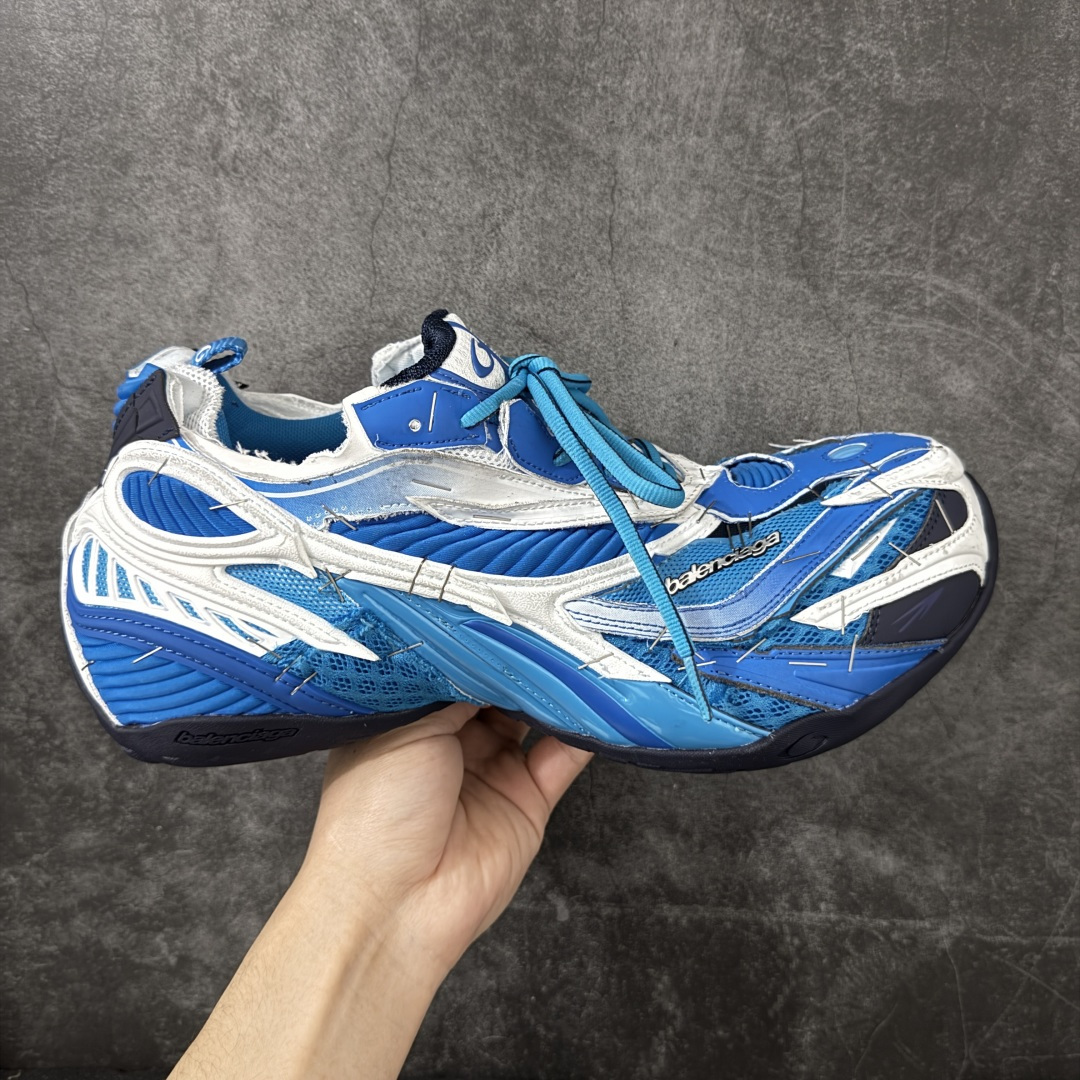 【XA版本】Balenciaga 巴黎世家 23代 SOLELESS 白蓝 巴黎新款 鞋面主体采用特制聚酯纤维，同时搭配织物点缀，时尚耐看，无论是运动风还是日常搭配，穿起来都自带气场，走哪都吸晴。 尺码：39-44男码-选品中心