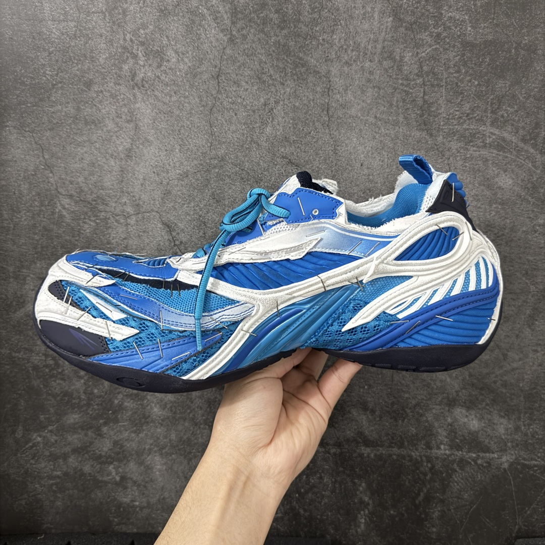 图片[2]-【XA版本】Balenciaga 巴黎世家 23代 SOLELESS 白蓝 巴黎新款 鞋面主体采用特制聚酯纤维，同时搭配织物点缀，时尚耐看，无论是运动风还是日常搭配，穿起来都自带气场，走哪都吸晴。 尺码：39-44男码-选品中心
