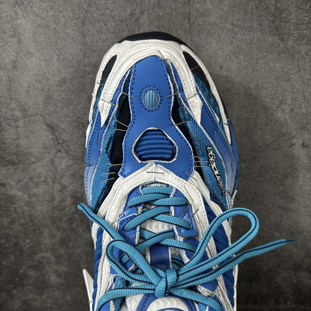 图片[5]-【XA版本】Balenciaga 巴黎世家 23代 SOLELESS 白蓝 巴黎新款 鞋面主体采用特制聚酯纤维，同时搭配织物点缀，时尚耐看，无论是运动风还是日常搭配，穿起来都自带气场，走哪都吸晴。 尺码：39-44男码-选品中心