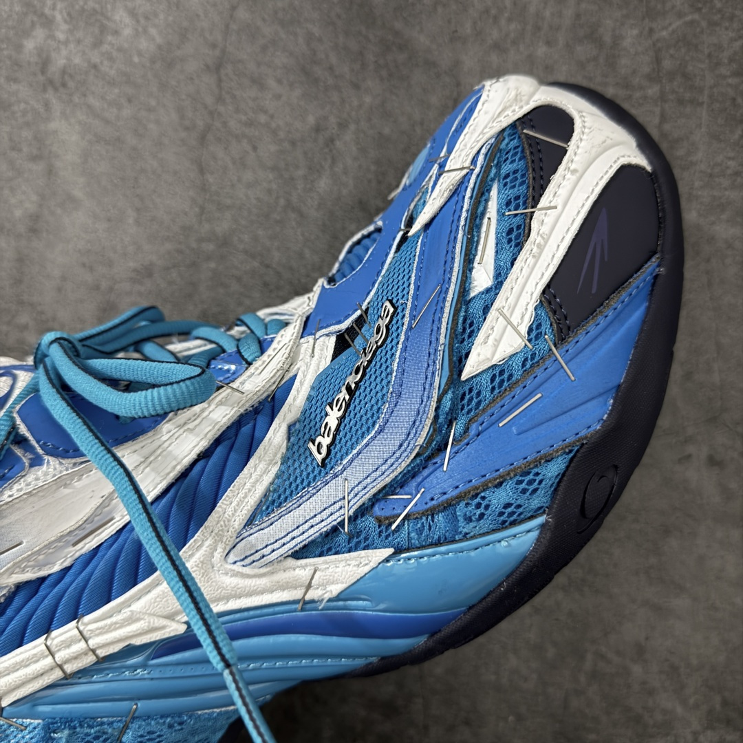 图片[6]-【XA版本】Balenciaga 巴黎世家 23代 SOLELESS 白蓝 巴黎新款 鞋面主体采用特制聚酯纤维，同时搭配织物点缀，时尚耐看，无论是运动风还是日常搭配，穿起来都自带气场，走哪都吸晴。 尺码：39-44男码-选品中心