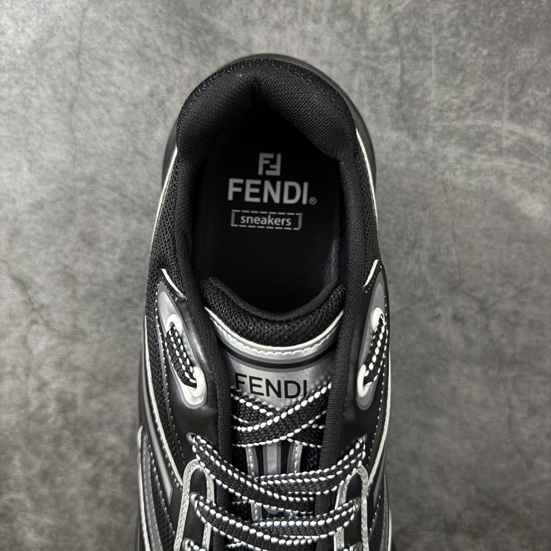 图片[8]-【YS纯原】FENDI 芬迪 first1 23ss春夏 网面情侣款休闲运动老爹鞋 ✦ 显瘦显高，上脚小腿线条更纤细 ✦ 云朵般软弹脚感，质感柔软亲肤 ✦ 经典FF压花纹理，面料立体有型 ✦ 原版定制进口小牛皮+原版开模网面拼接 ✦ 原版定制网面内里，透气舒适 ✦ 防滑发泡TPU大底，稳定耐磨 ✦ 增高约6cm，鞋型弧度符合人体工程学 ✦ 线条流畅自然，适穿任何休闲场合 尺码：35 36 37 38 39 40 41 42 43 44 45-选品中心