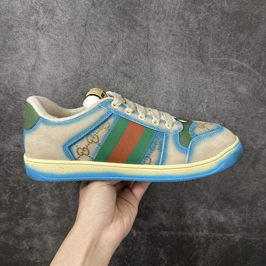 【莞产礼盒版】Gucci 脏脏鞋 小脏鞋 顶级工厂品质，专柜一比一无可挑剔，穿上脚舒适度燃到爆表 复古做旧元素，鞋舌水洗复古标，金属双Glogo相识度99%，满面的Gucci元素；毛巾布内里，牛皮垫脚加3mm的乳胶比真皮的鞋子舒服多了， 环保TPU耐磨大底，柔软有弹性。 鞋舌内侧采用进口松紧带，拉力超级棒又不会勒脚 我是无原版不开发，只有拿到原版做出来的鞋子才能不差毫厘，秒杀市面版本，每一针一线都是非常紧实饱满。调试的过程是最花心思的修修改改不下百遍才调整到完美的状态让各种脚型都穿的舒适 尺码：35 36 37 38 39 40-选品中心