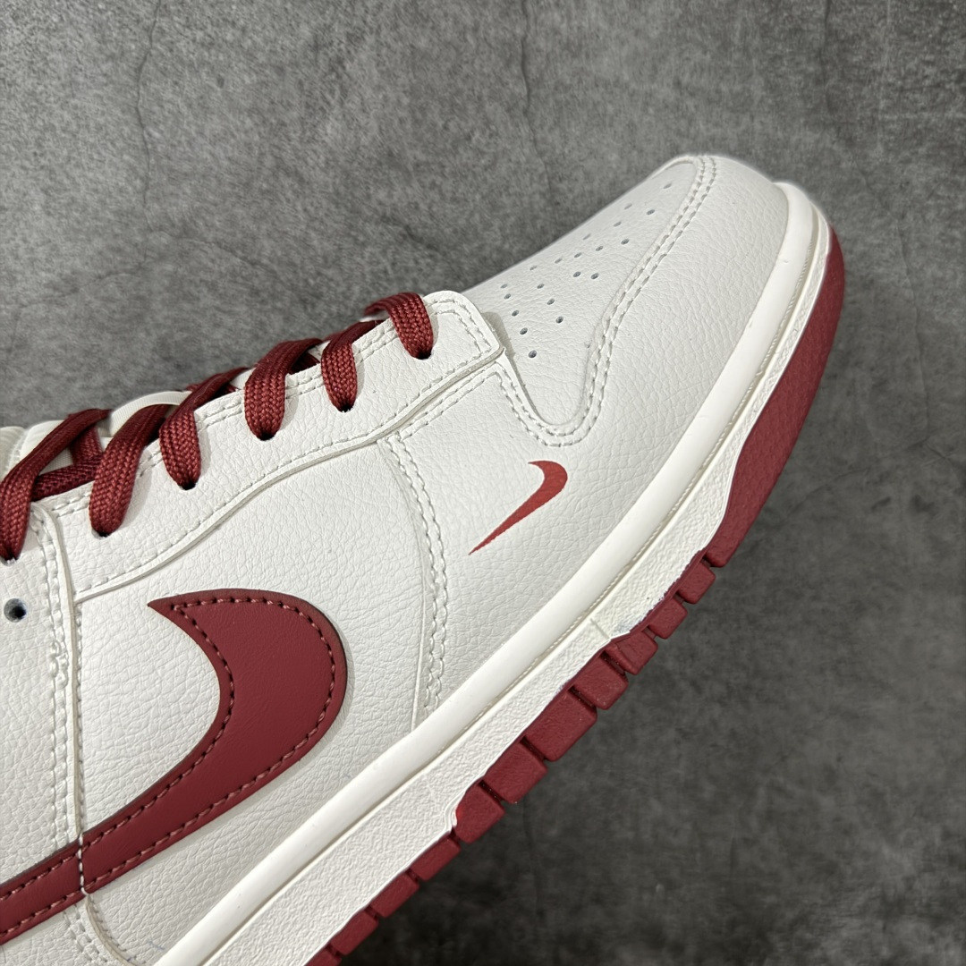 Nike SB Dunk Low 白红勾 低帮休闲板鞋 #定制鞋盒 超高清洁度 皮料切割干净无任何毛边 
