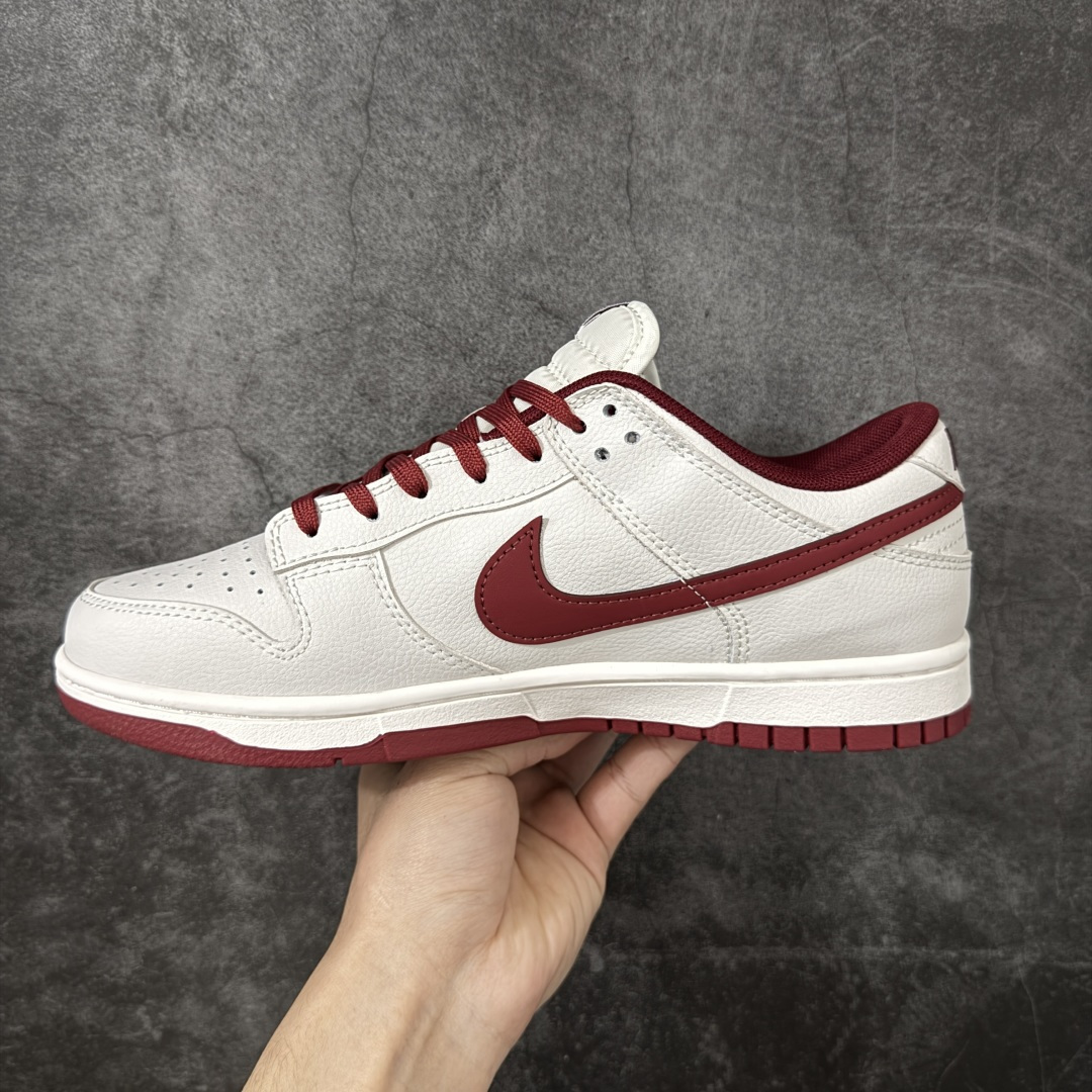 Nike SB Dunk Low 白红勾 低帮休闲板鞋 #定制鞋盒 超高清洁度 皮料切割干净无任何毛边 