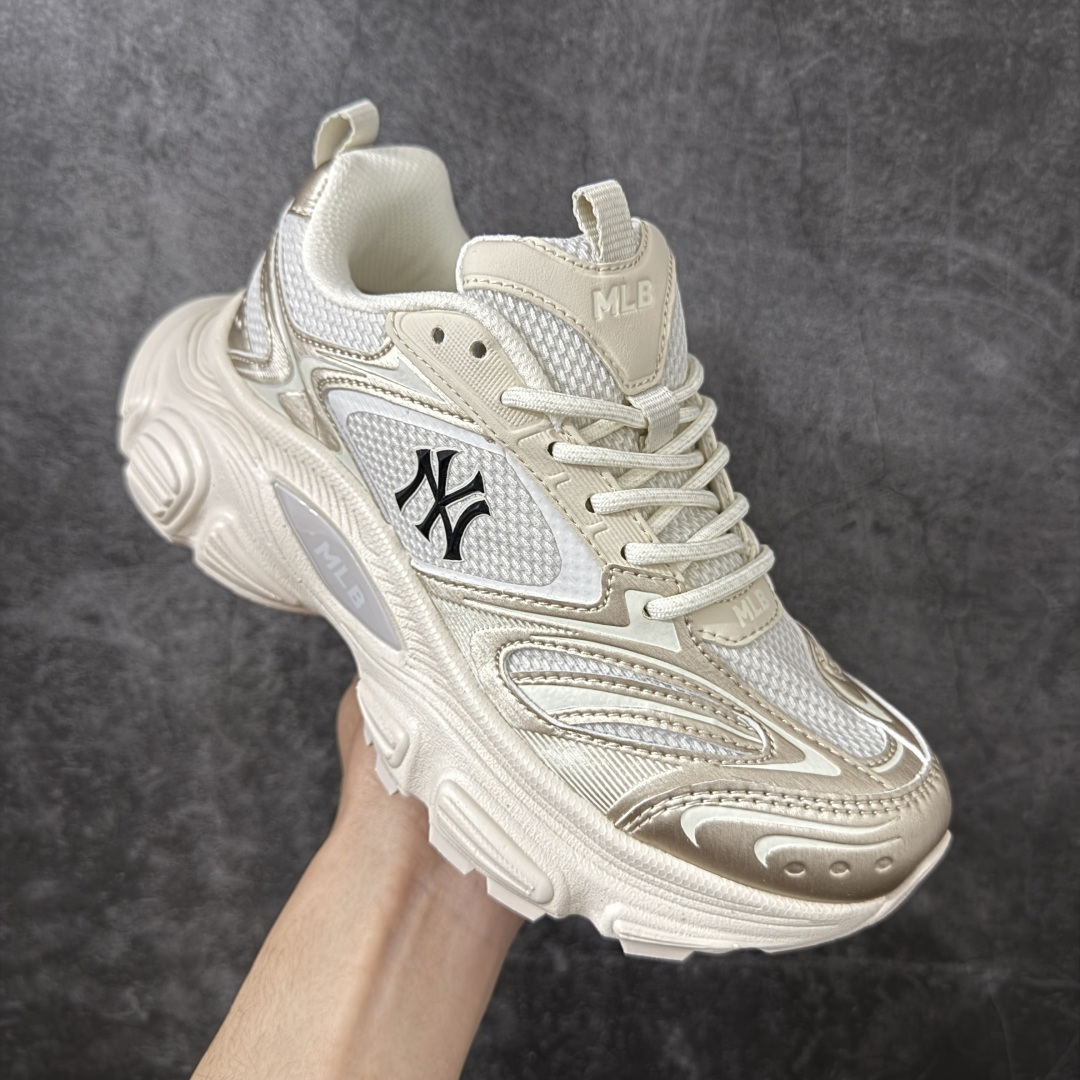 MLB Winner Chunky 2026 新款 NY百搭舒适休闲潮流运动厚底增高 防滑耐磨 低帮 老