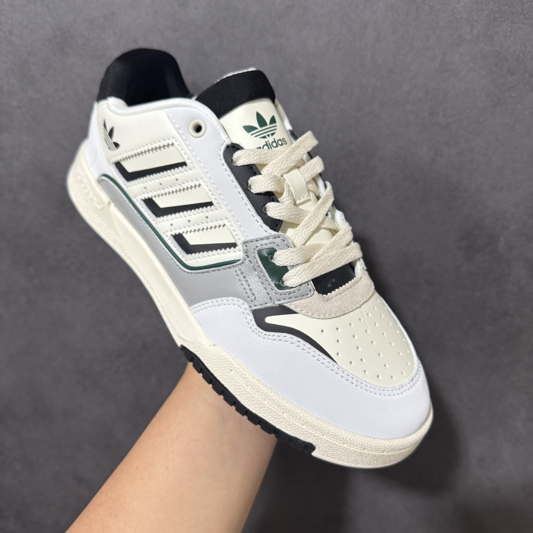 图片[3]-【公司级】Adidas DROP STEP LOW 2.0百搭单品 公司级阿迪达斯 三叶草新款 高帮校园休闲运动板鞋。汇聚80和90年代篮球鞋设计含纹理感皮革和绒面革混合鞋面，缀撞色细节，造型复古，搭配加衬及踝鞋领脚感舒适，让复古篮球风伴你出街 货号：IG4332 尺码：36-45-选品中心