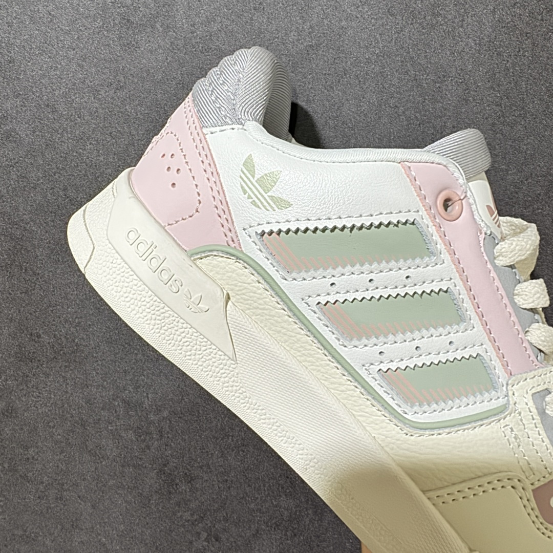 图片[7]-【公司级】Adidas DROP STEP LOW 2.0百搭单品 公司级阿迪达斯 三叶草新款 高帮校园休闲运动板鞋。汇聚80和90年代篮球鞋设计含纹理感皮革和绒面革混合鞋面，缀撞色细节，造型复古，搭配加衬及踝鞋领脚感舒适，让复古篮球风伴你出街 货号：JP5888 尺码：36-45-选品中心