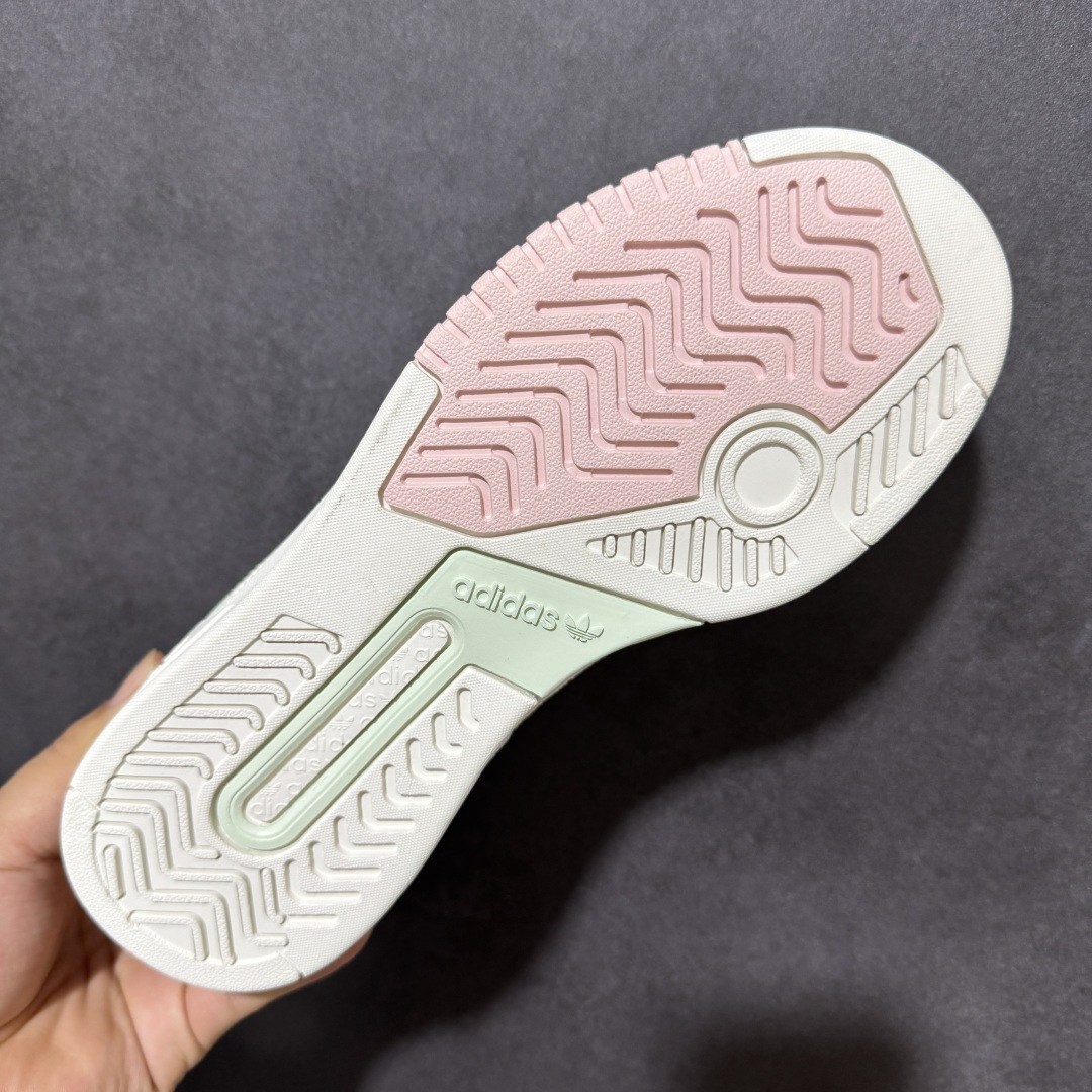 图片[9]-【公司级】Adidas DROP STEP LOW 2.0百搭单品 公司级阿迪达斯 三叶草新款 高帮校园休闲运动板鞋。汇聚80和90年代篮球鞋设计含纹理感皮革和绒面革混合鞋面，缀撞色细节，造型复古，搭配加衬及踝鞋领脚感舒适，让复古篮球风伴你出街 货号：JP5888 尺码：36-45-选品中心