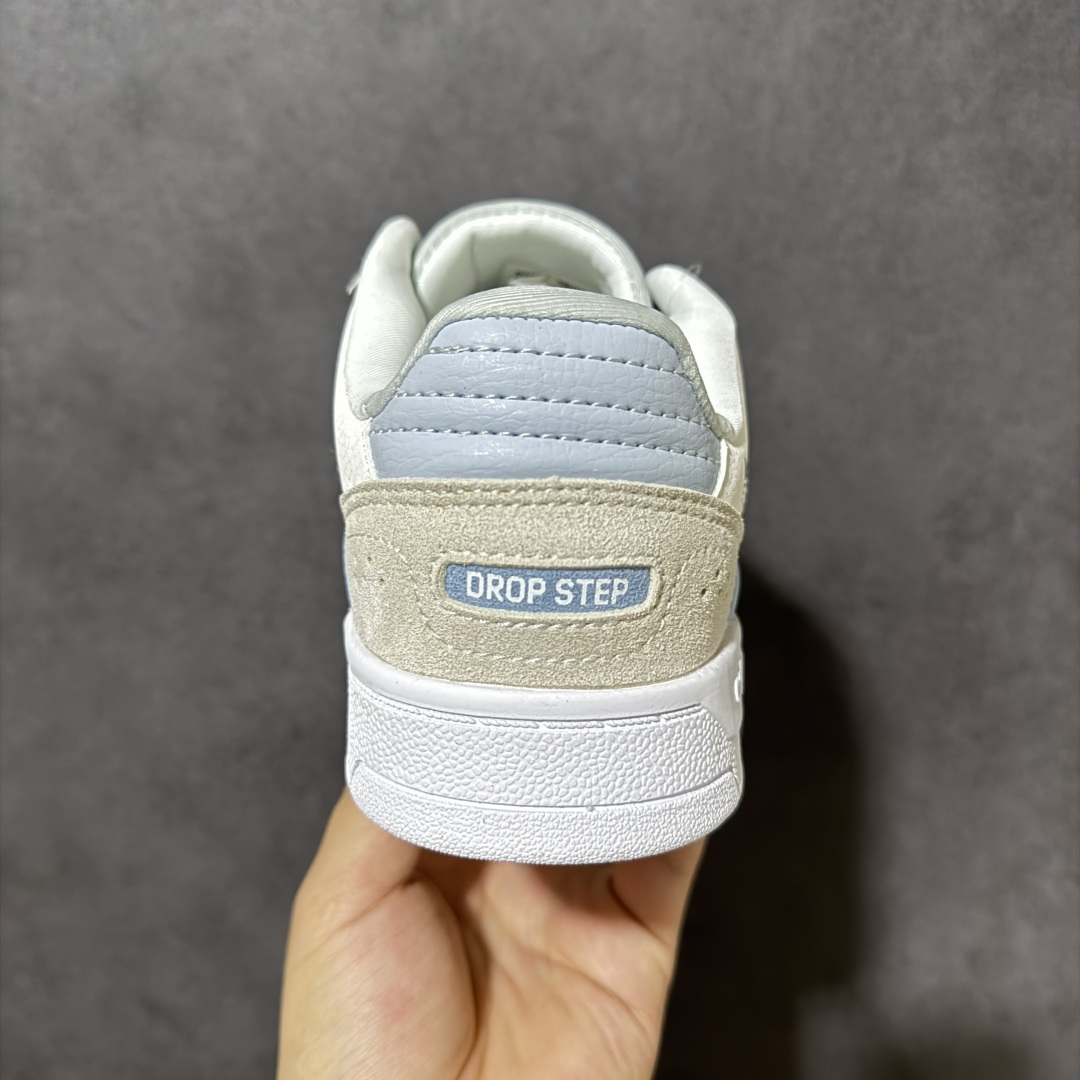 图片[4]-【公司级】Adidas DROP STEP LOW 2.0百搭单品 公司级阿迪达斯 三叶草新款 高帮校园休闲运动板鞋。汇聚80和90年代篮球鞋设计含纹理感皮革和绒面革混合鞋面，缀撞色细节，造型复古，搭配加衬及踝鞋领脚感舒适，让复古篮球风伴你出街 货号：JP9974 尺码：36-45-选品中心