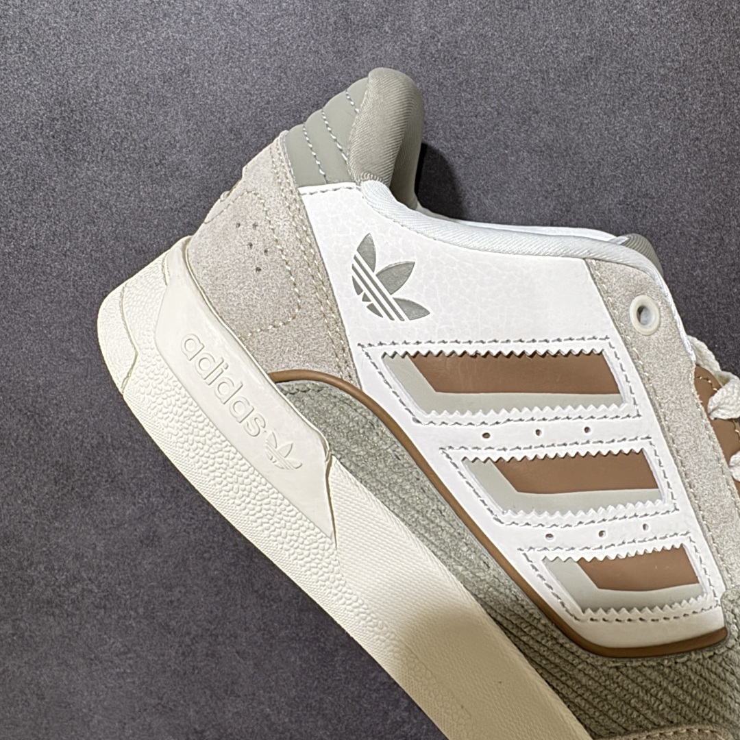 图片[7]-【公司级】Adidas DROP STEP LOW 2.0百搭单品 公司级阿迪达斯 三叶草新款 高帮校园休闲运动板鞋。汇聚80和90年代篮球鞋设计含纹理感皮革和绒面革混合鞋面，缀撞色细节，造型复古，搭配加衬及踝鞋领脚感舒适，让复古篮球风伴你出街 货号：JP9971 尺码：36-45-选品中心