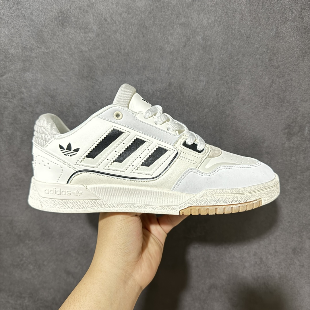 【公司级】Adidas DROP STEP LOW 2.0百搭单品 公司级阿迪达斯 三叶草新款 高帮校园休闲运动板鞋。汇聚80和90年代篮球鞋设计含纹理感皮革和绒面革混合鞋面，缀撞色细节，造型复古，搭配加衬及踝鞋领脚感舒适，让复古篮球风伴你出街 货号：JS3268 尺码：36-45-选品中心