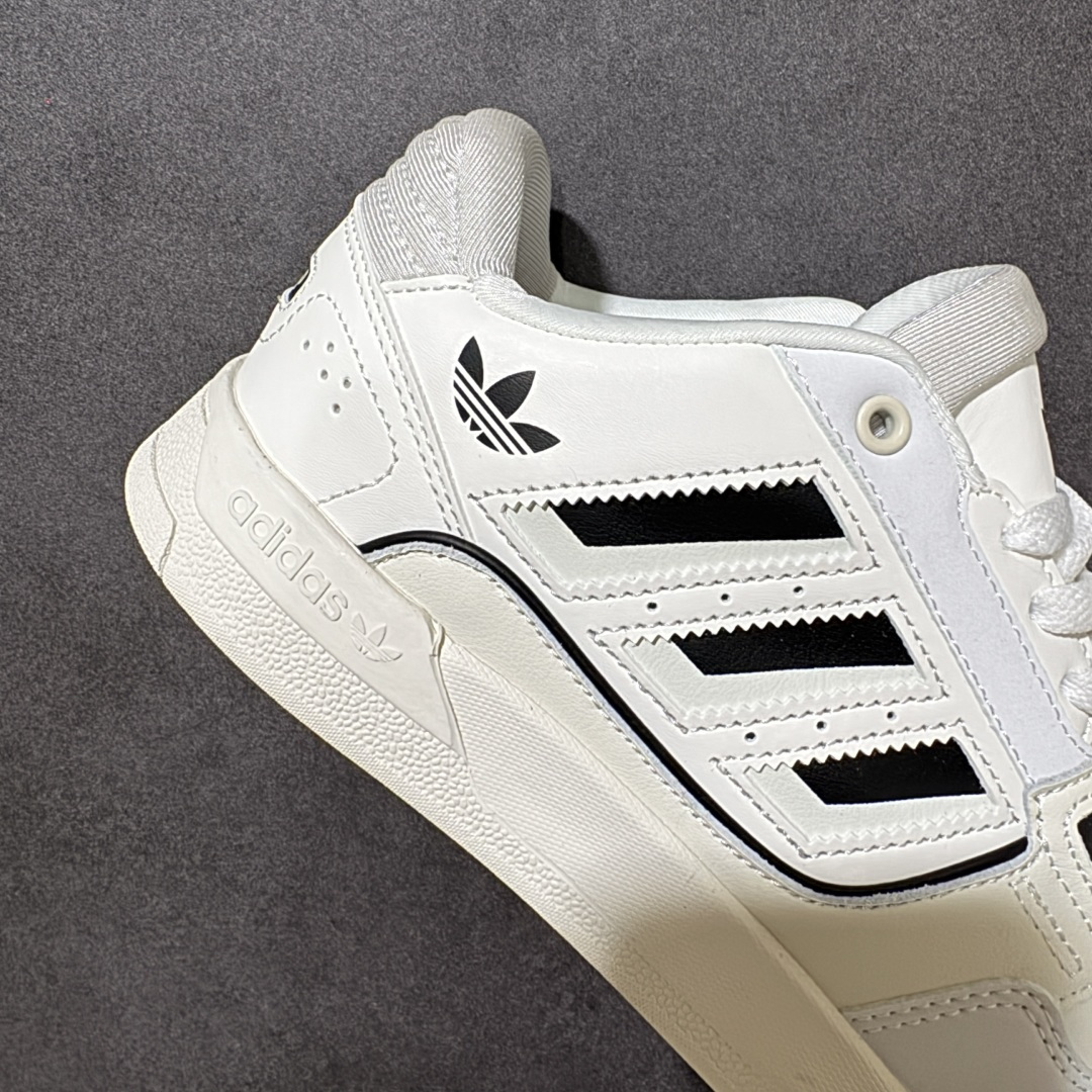 图片[8]-【公司级】Adidas DROP STEP LOW 2.0百搭单品 公司级阿迪达斯 三叶草新款 高帮校园休闲运动板鞋。汇聚80和90年代篮球鞋设计含纹理感皮革和绒面革混合鞋面，缀撞色细节，造型复古，搭配加衬及踝鞋领脚感舒适，让复古篮球风伴你出街 货号：JS3268 尺码：36-45-选品中心
