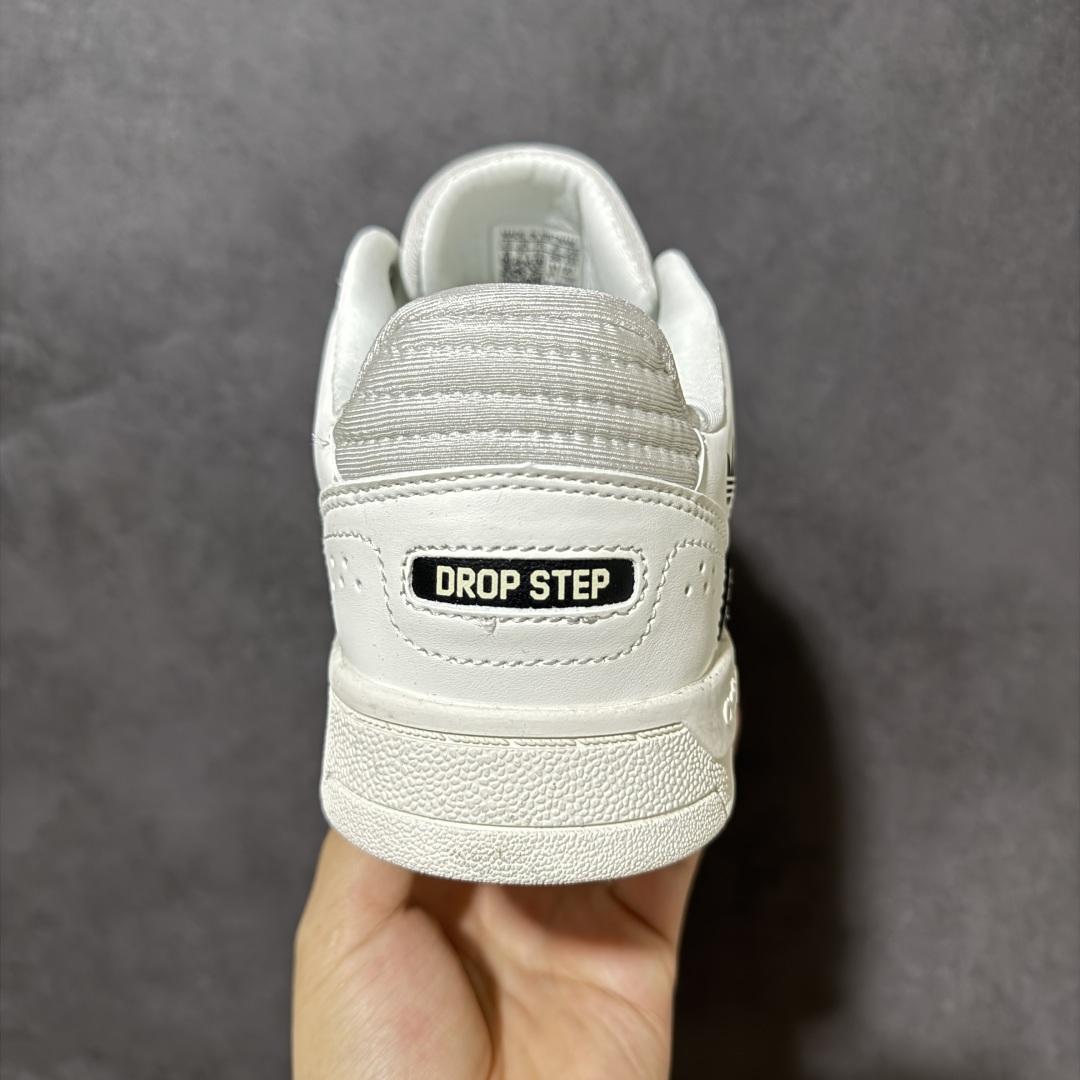 图片[4]-【公司级】Adidas DROP STEP LOW 2.0百搭单品 公司级阿迪达斯 三叶草新款 高帮校园休闲运动板鞋。汇聚80和90年代篮球鞋设计含纹理感皮革和绒面革混合鞋面，缀撞色细节，造型复古，搭配加衬及踝鞋领脚感舒适，让复古篮球风伴你出街 货号：JS3268 尺码：36-45-选品中心